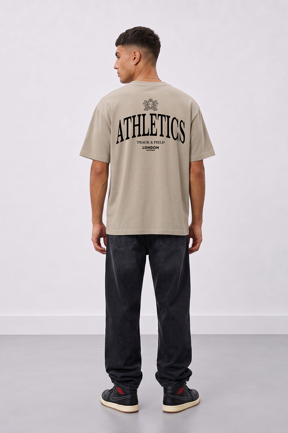 Athletics Premium Graphic T-Shirt in Black Print