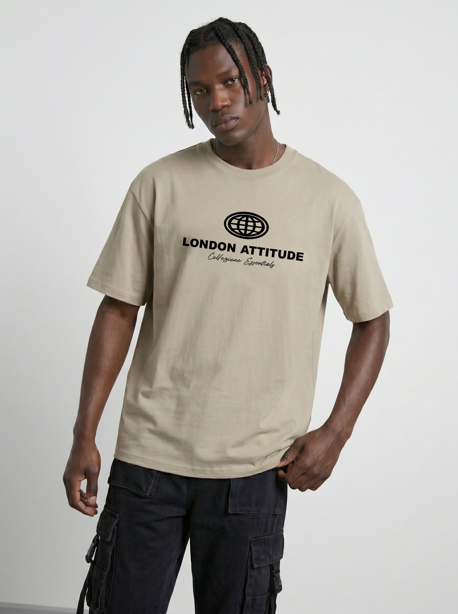 Essential Globe Logo Premium Organic Cotton T-Shirt