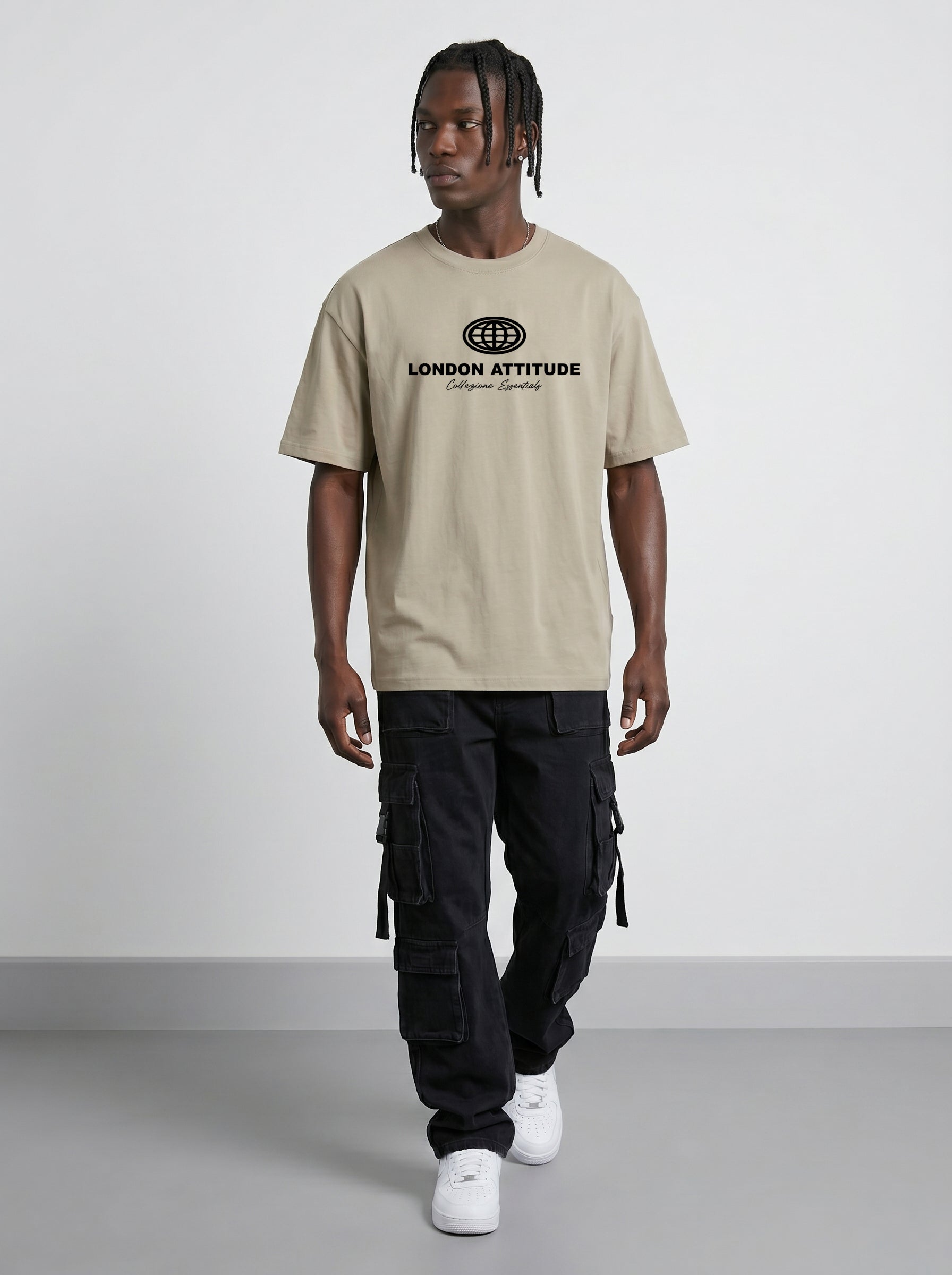 Essential Globe Logo Premium Organic Cotton T-Shirt