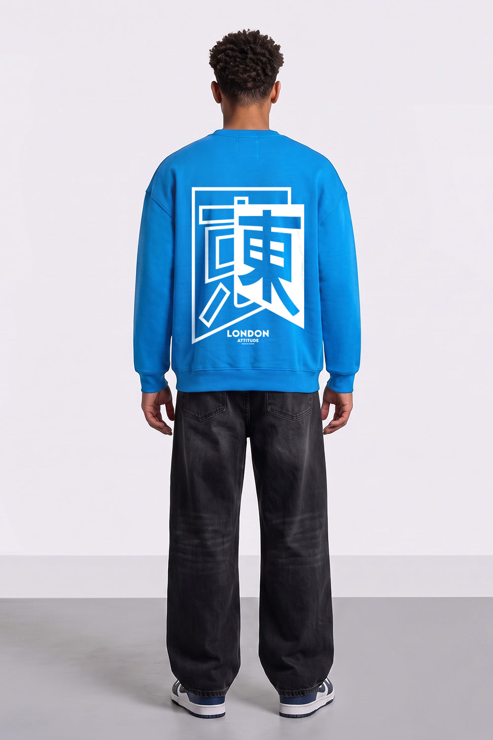 Relaxed Fit Japanese Inspired Graphic Sweatshirt