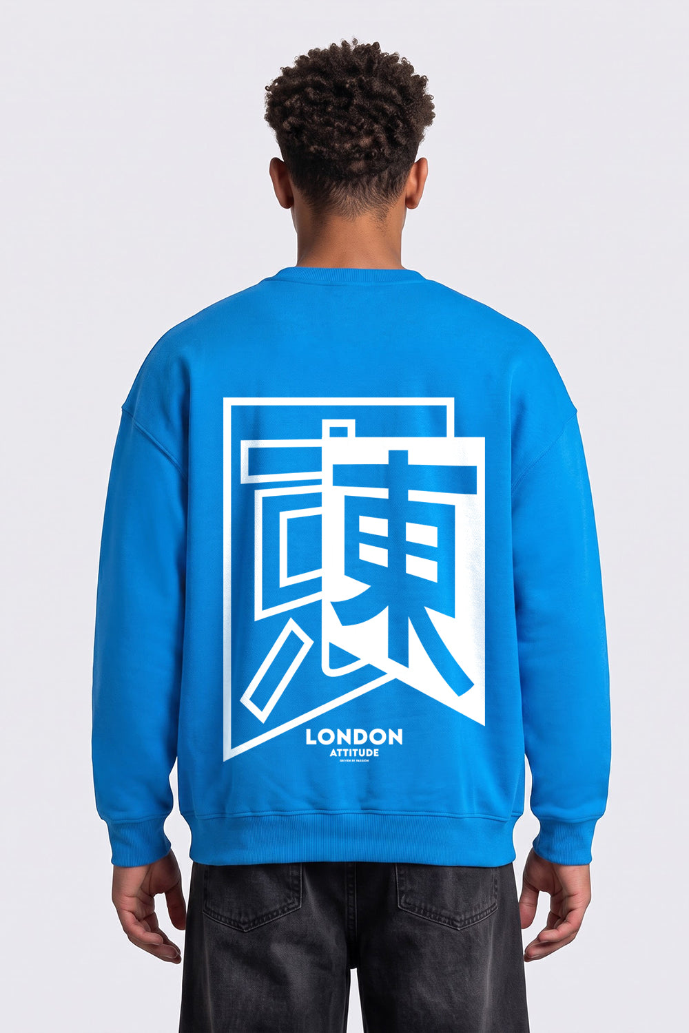 Relaxed Fit Japanese Inspired Graphic Sweatshirt