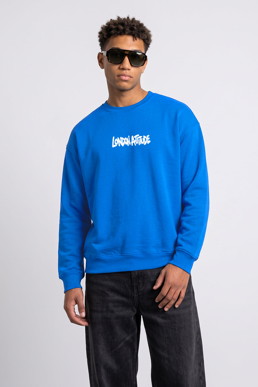 Relaxed Fit Heavyweight City Graffiti Sweatshirt