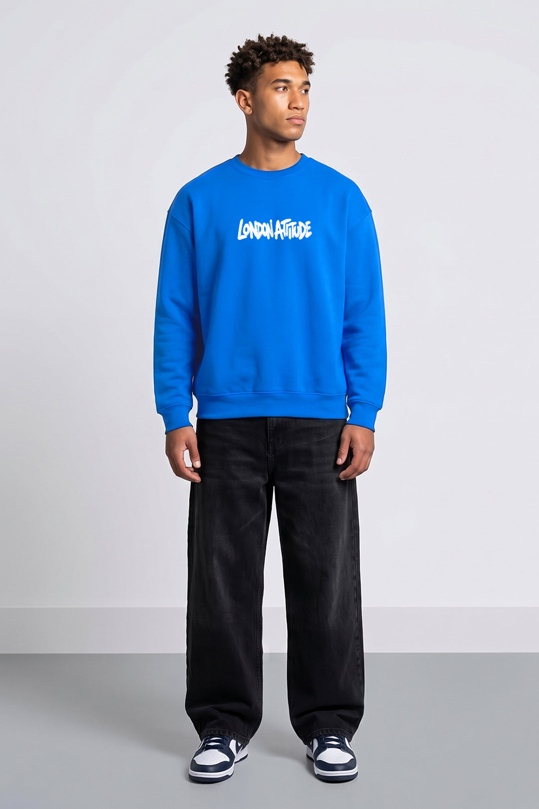 Relaxed Fit Heavyweight City Graffiti Sweatshirt