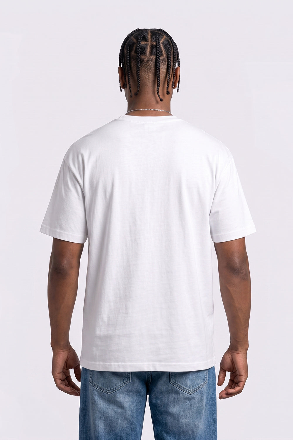 Doberman Oversized Heavyweight Graphic White T-Shirt