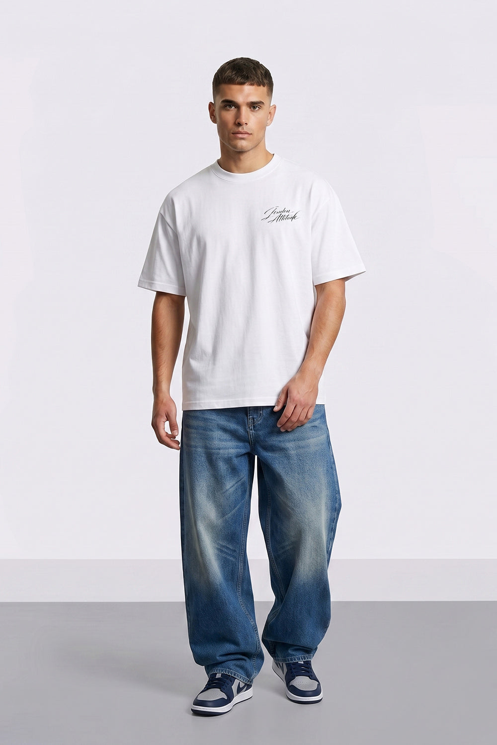 White Oversized Seville Orange Printed T-Shirt