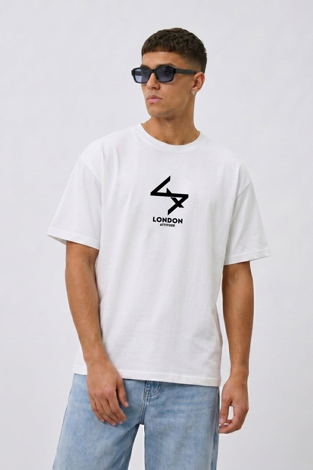 Tokyo Japanese Graphic Premium Oversized Heavyweight T-Shirt in White