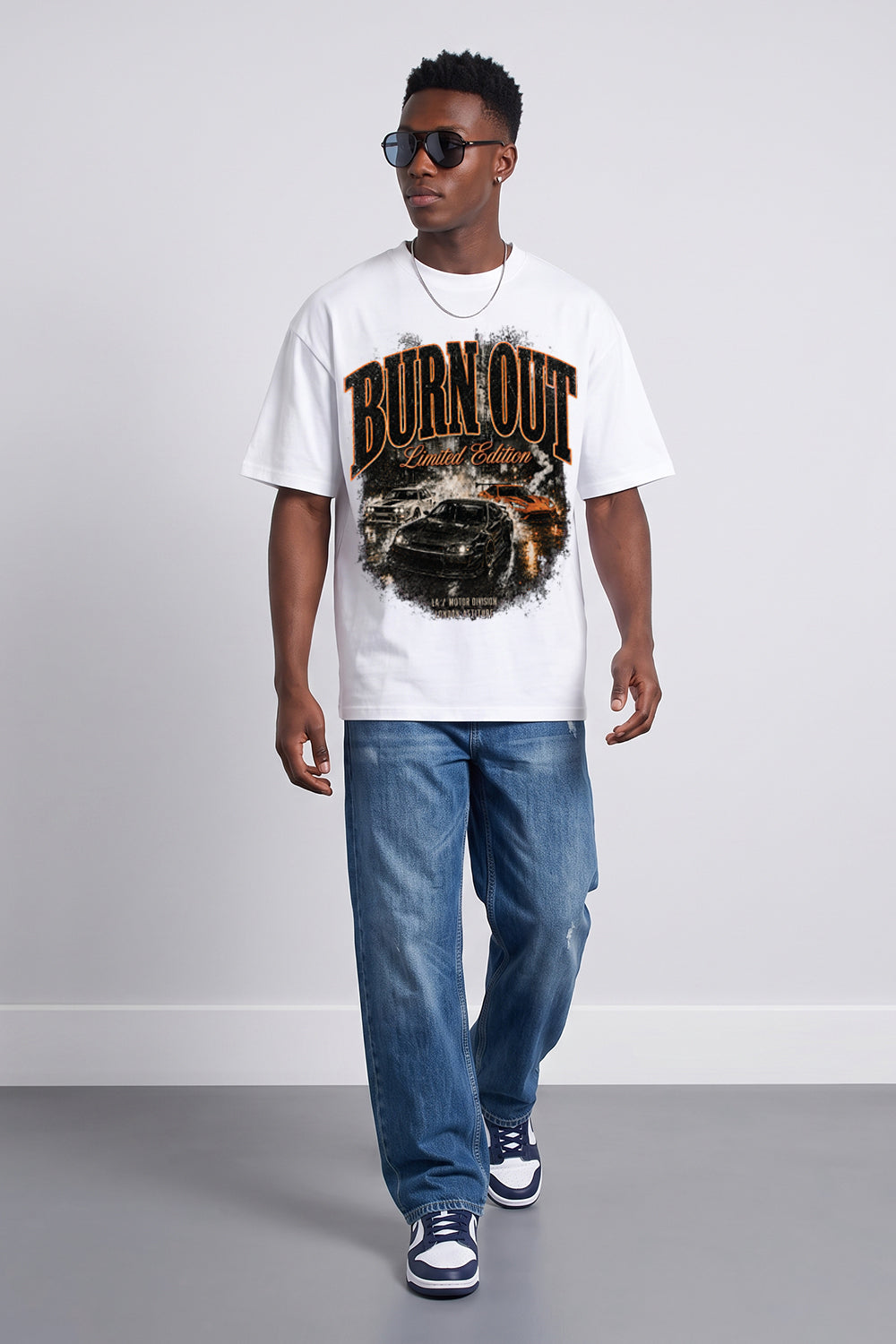 Burn Out Limited Edition Oversized Heavyweight Graphic T-Shirt
