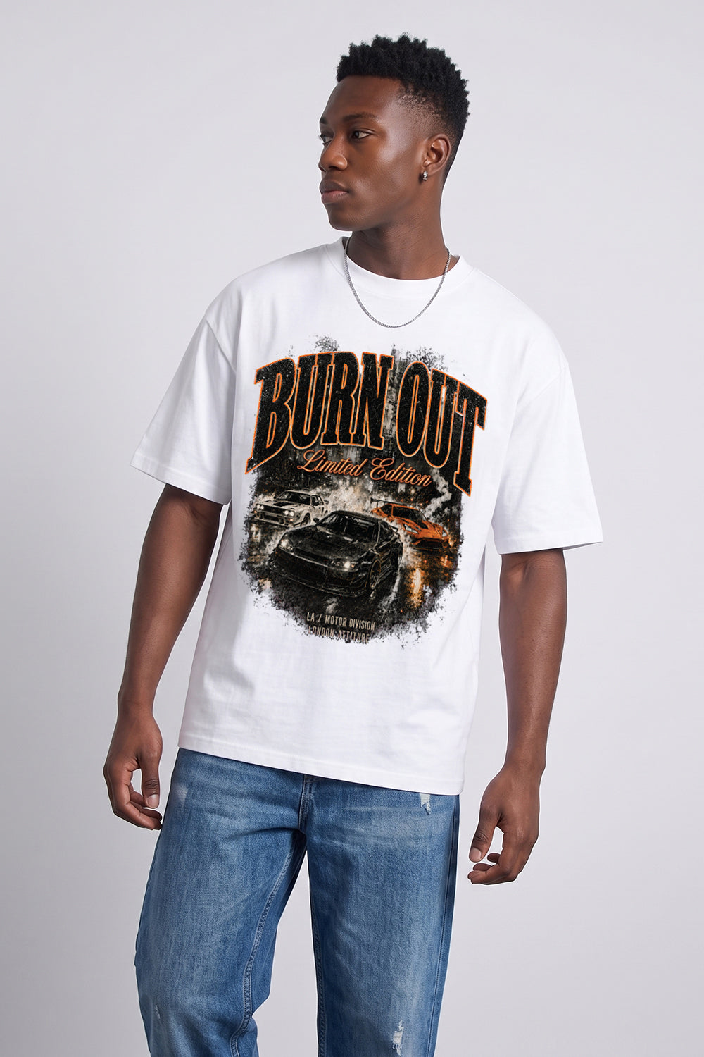 Burn Out Limited Edition Oversized Heavyweight Graphic T-Shirt
