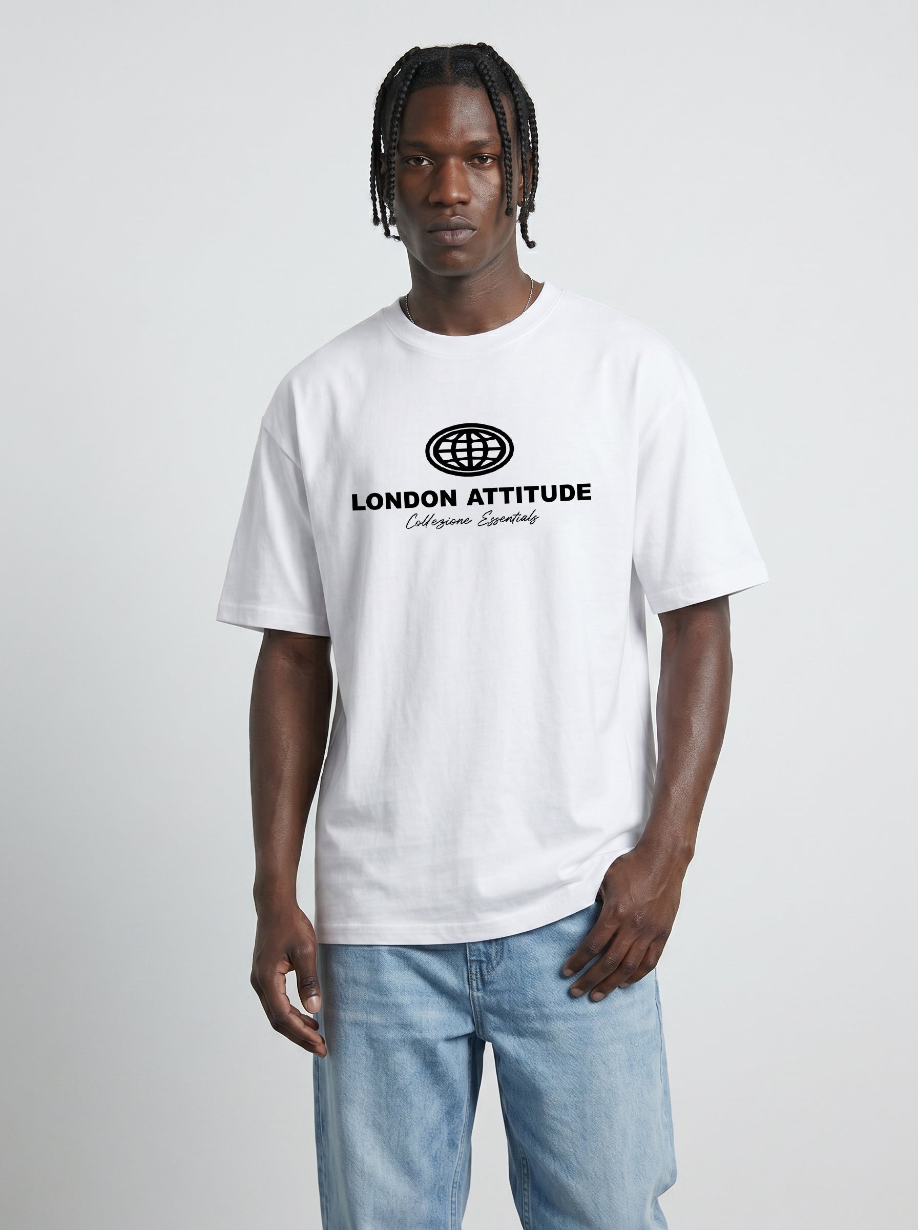 Essential Globe Logo Premium Organic Cotton T-Shirt