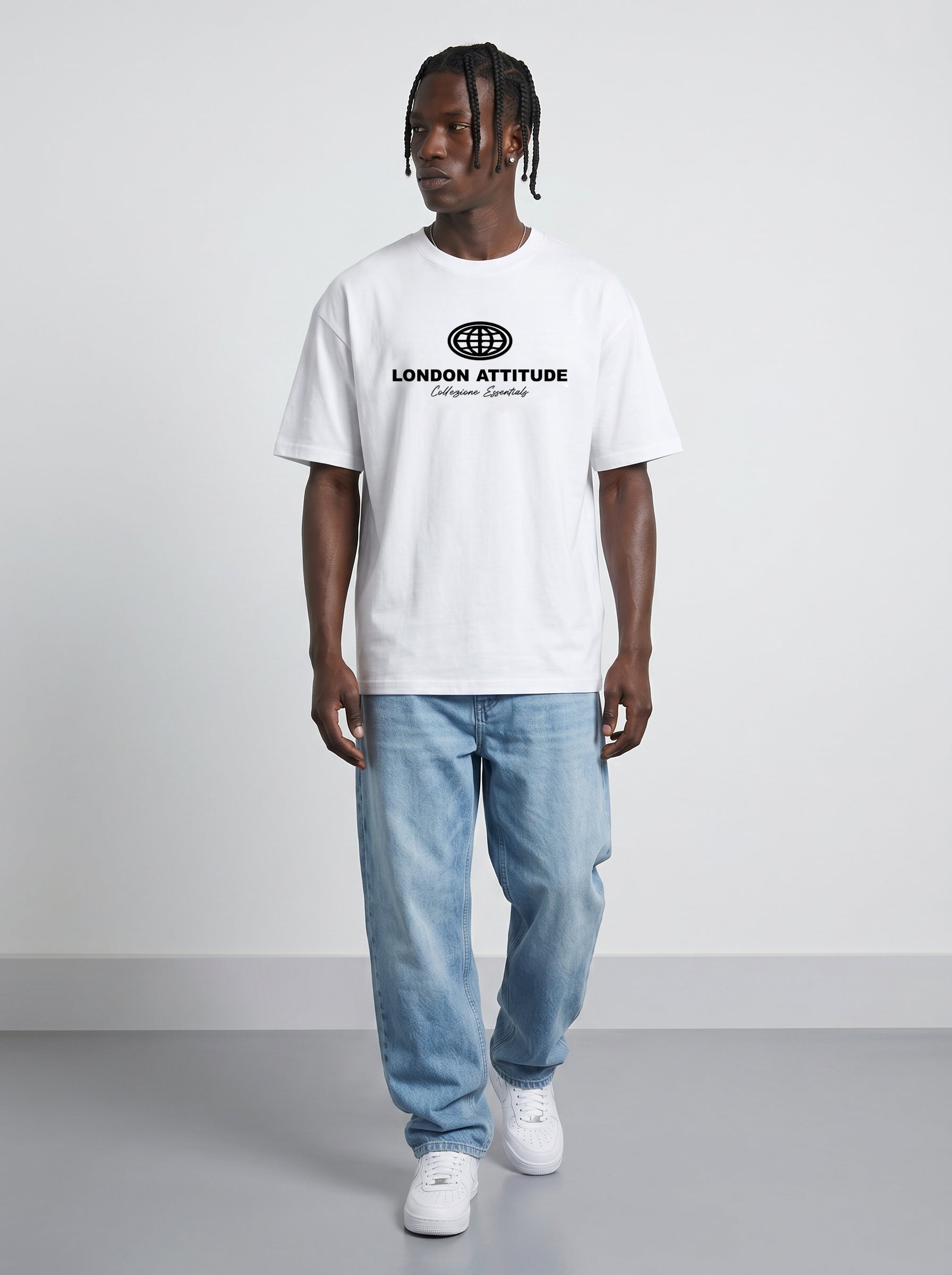Essential Globe Logo Premium Organic Cotton T-Shirt