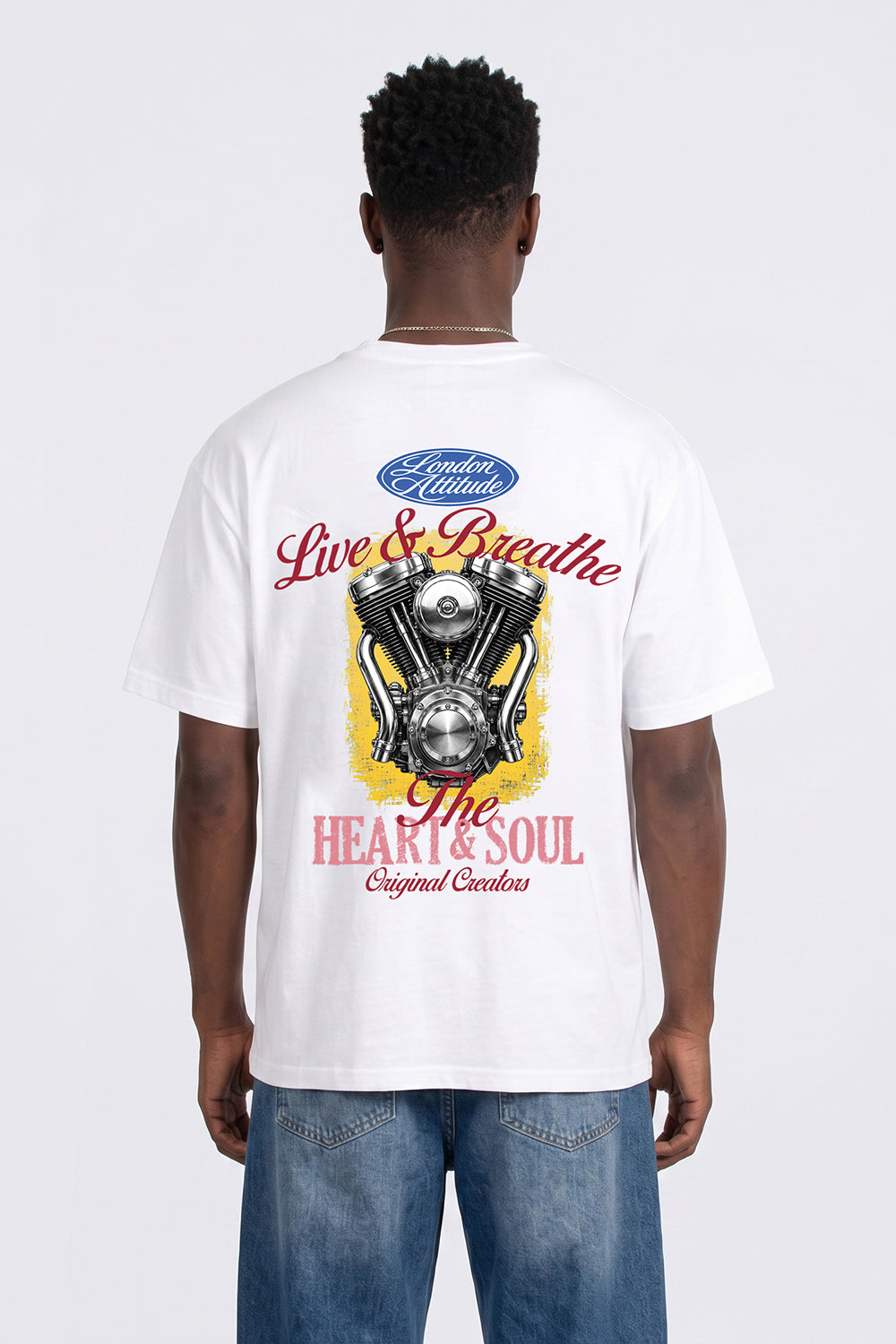 Heart & Soul Oversized Heavyweight Printed T-Shirt