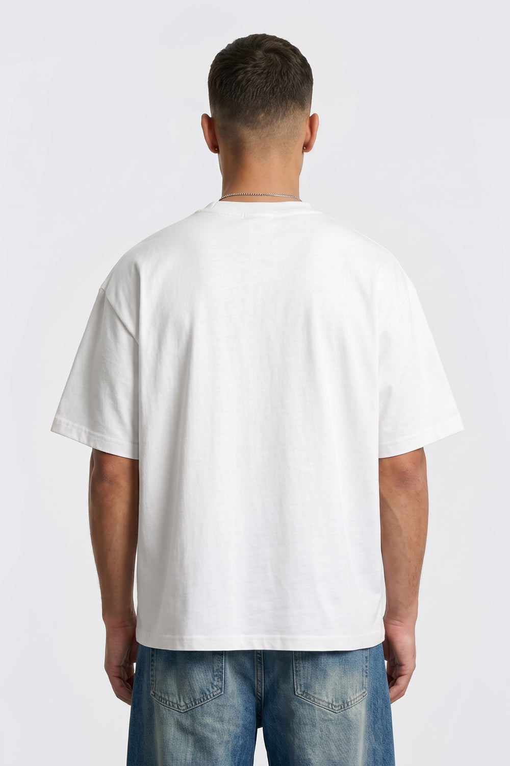 Doberman Oversized Heavyweight T-Shirt in White