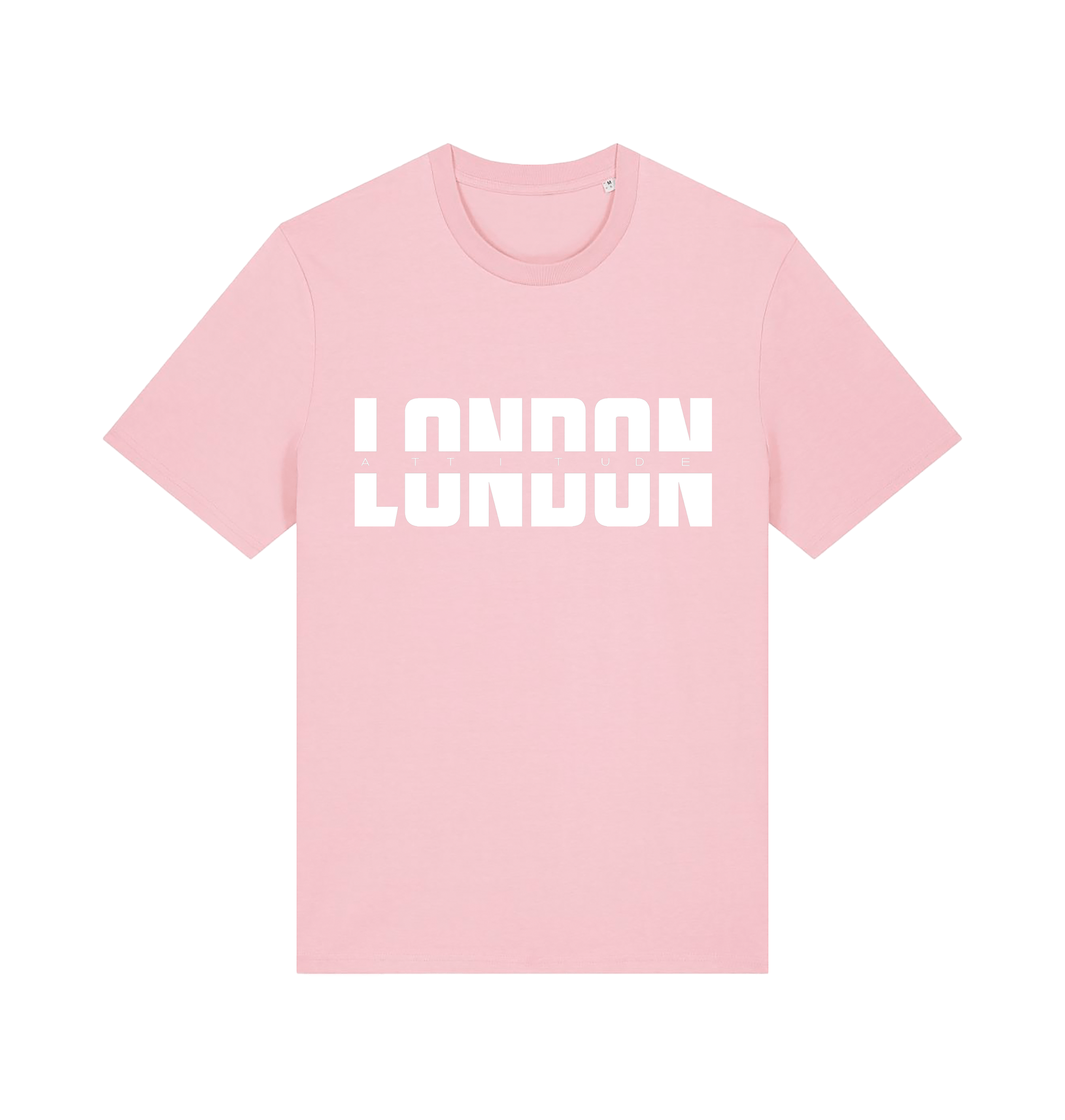 Cotton Pink Printed T-shirt Front