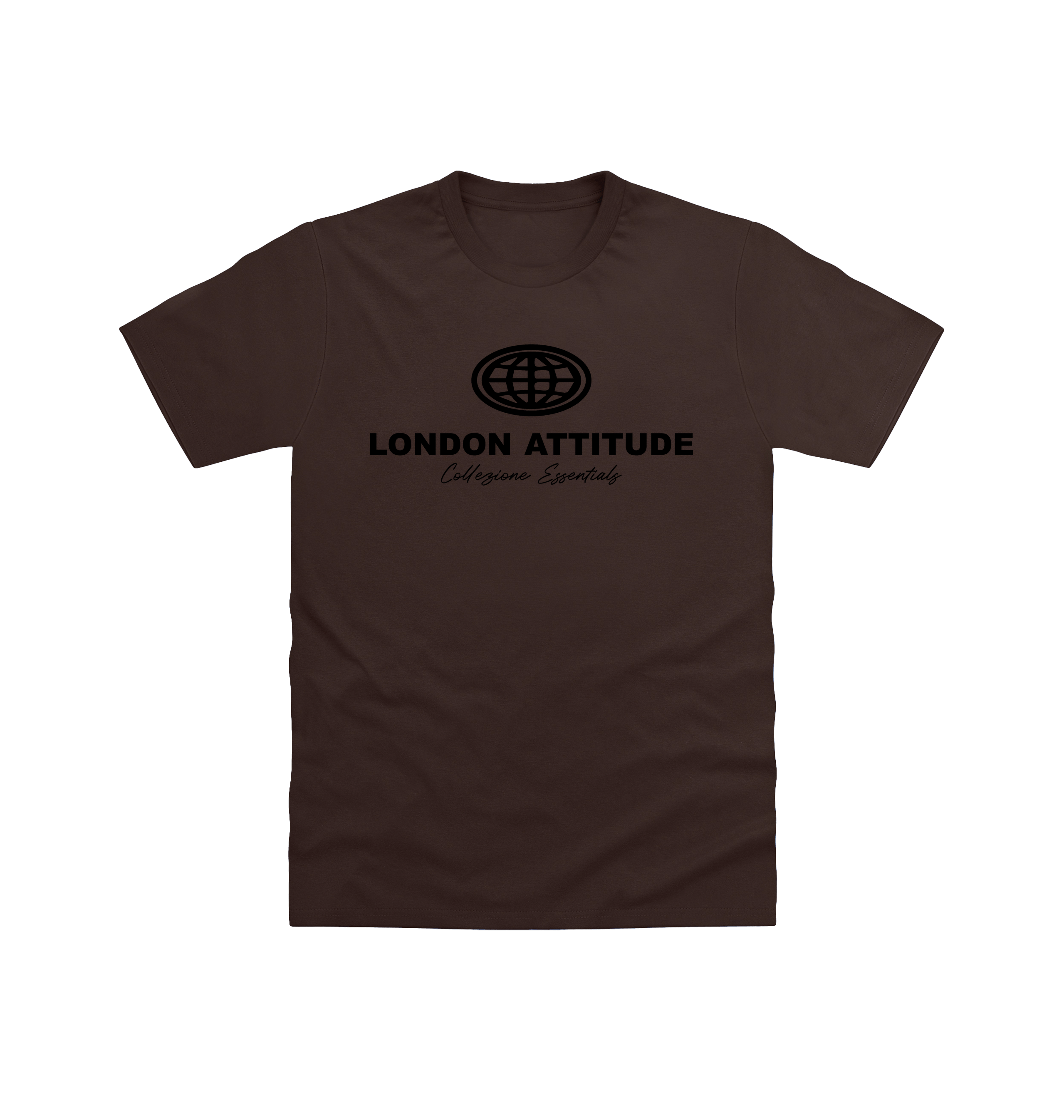 Dark Chocolate Printed T-shirt Front