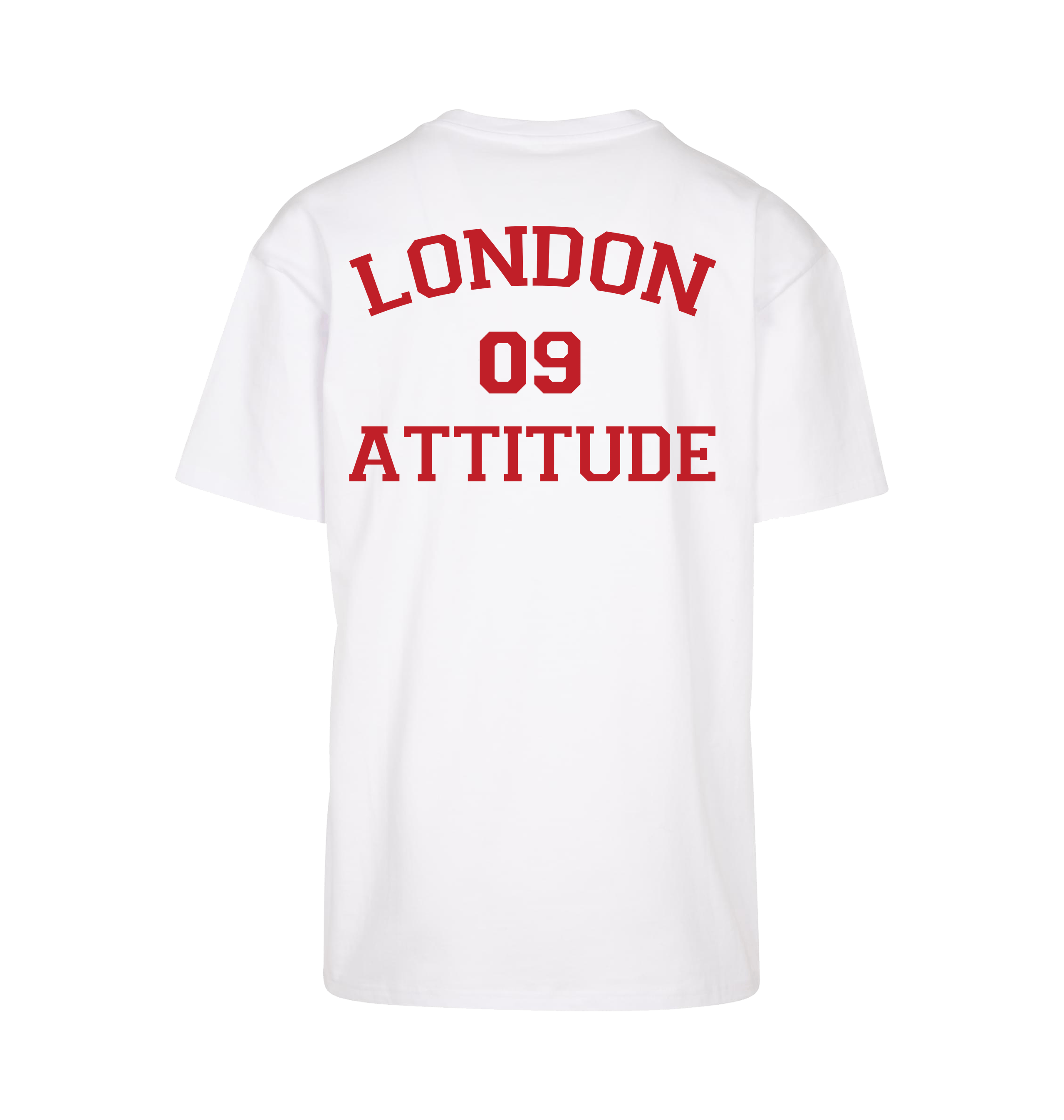 White Printed T-shirt Back
