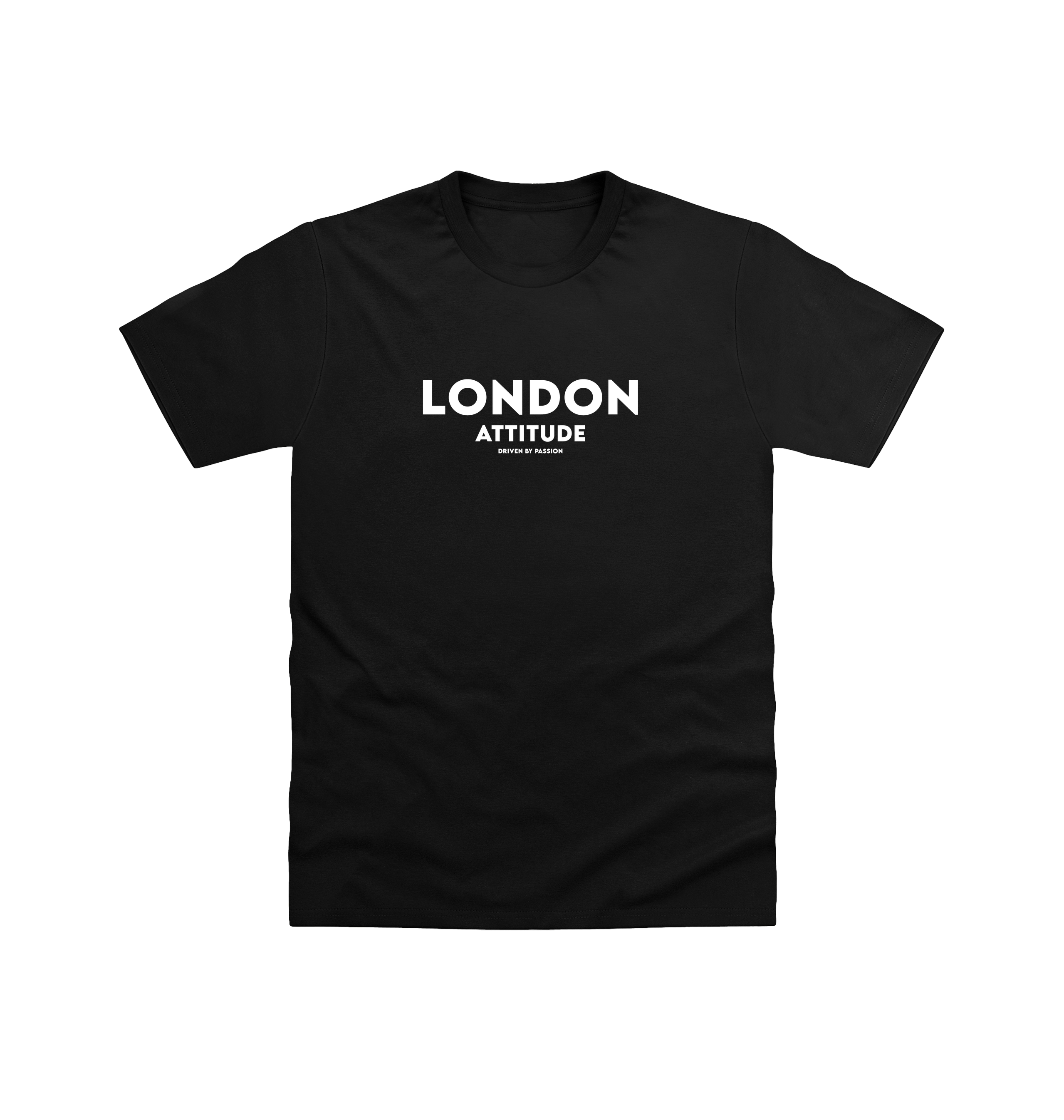 Black Printed T-shirt Front