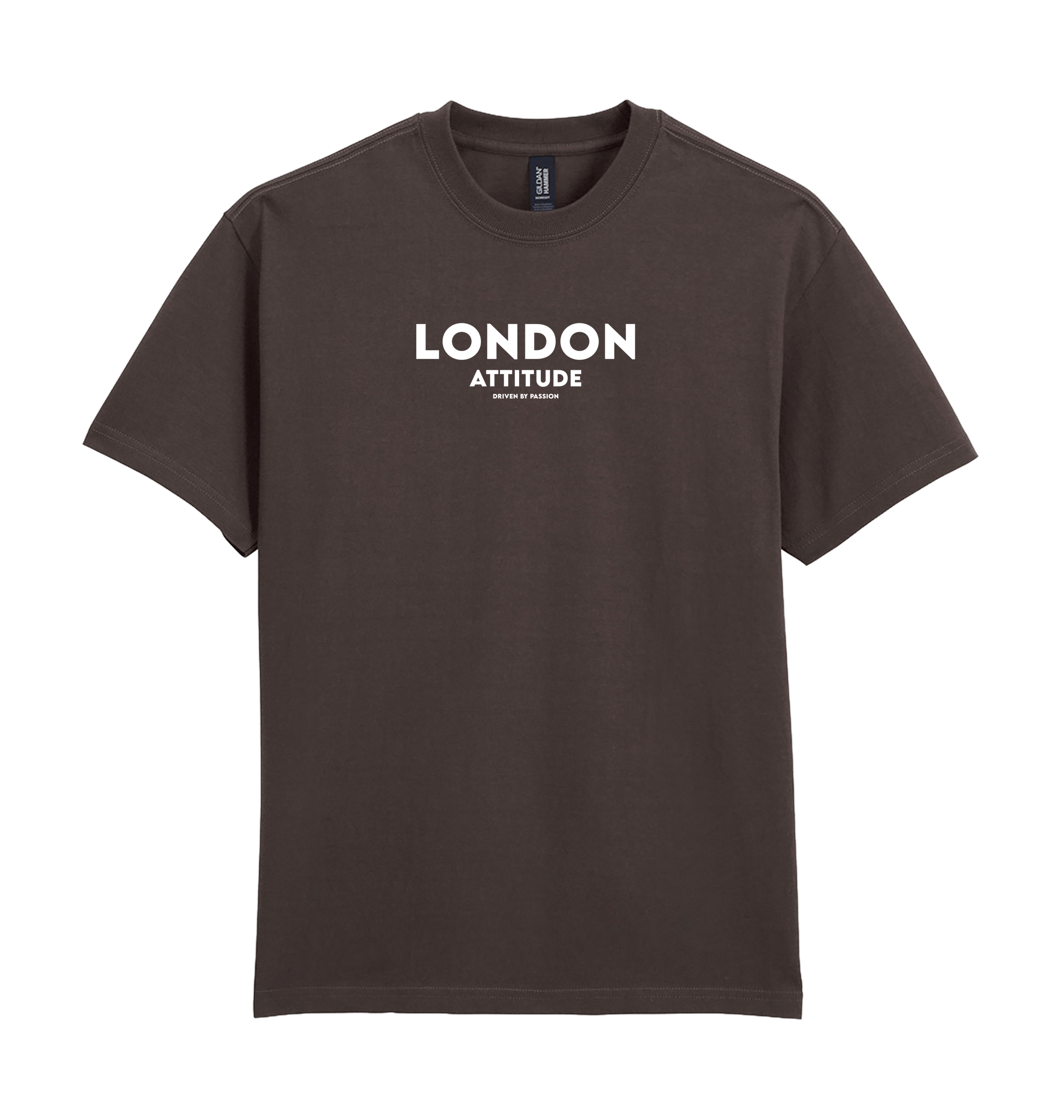 Dark Chocolate Printed Premium T-Shirt Front