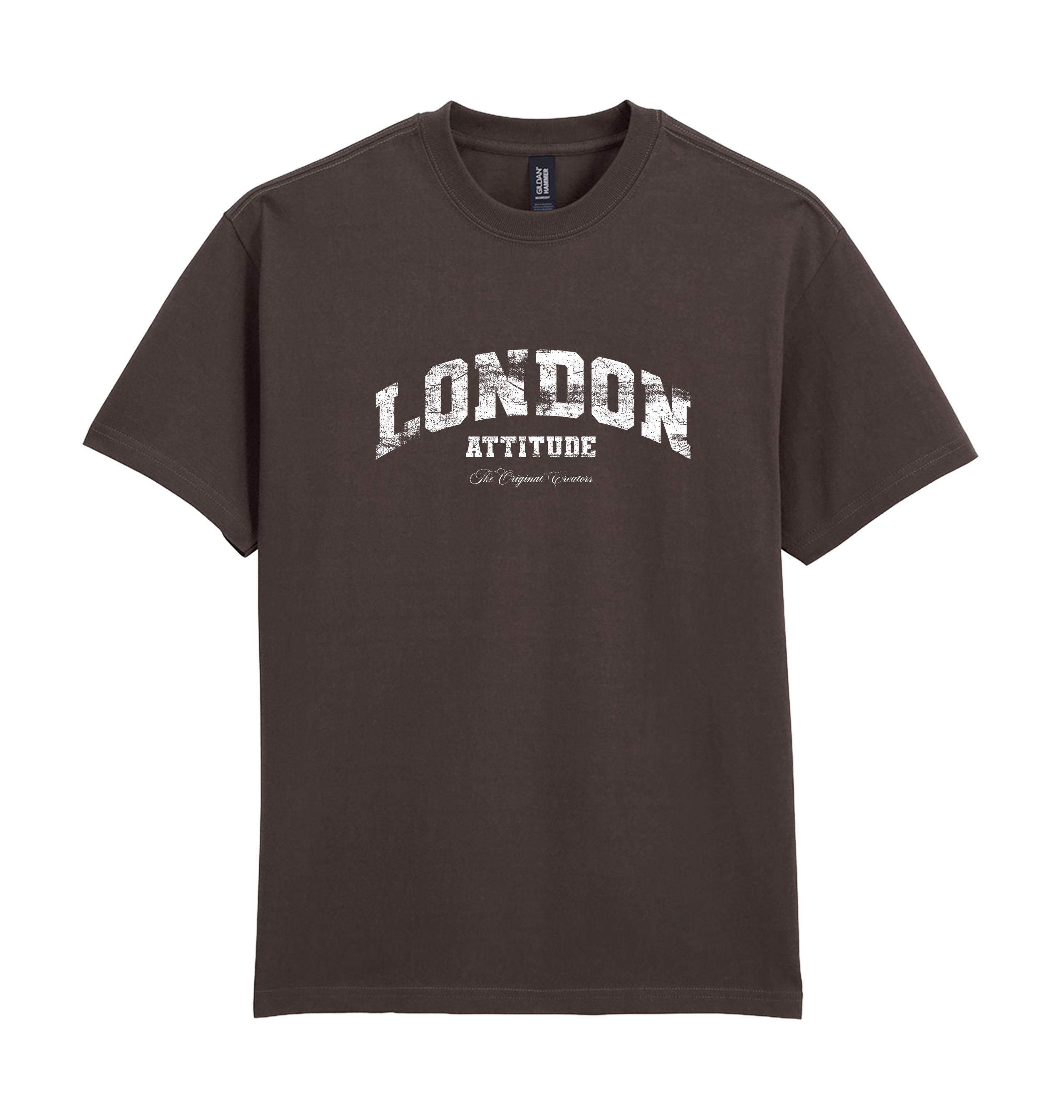 Dark Chocolate Printed Premium T-Shirt Front