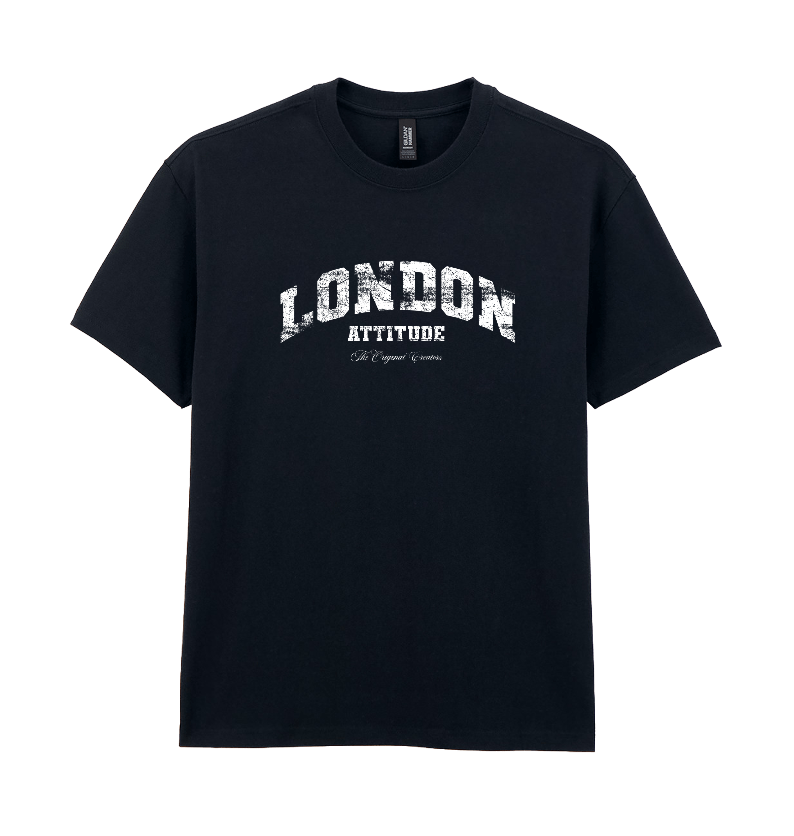 Pitch Black Printed Premium T-Shirt Front