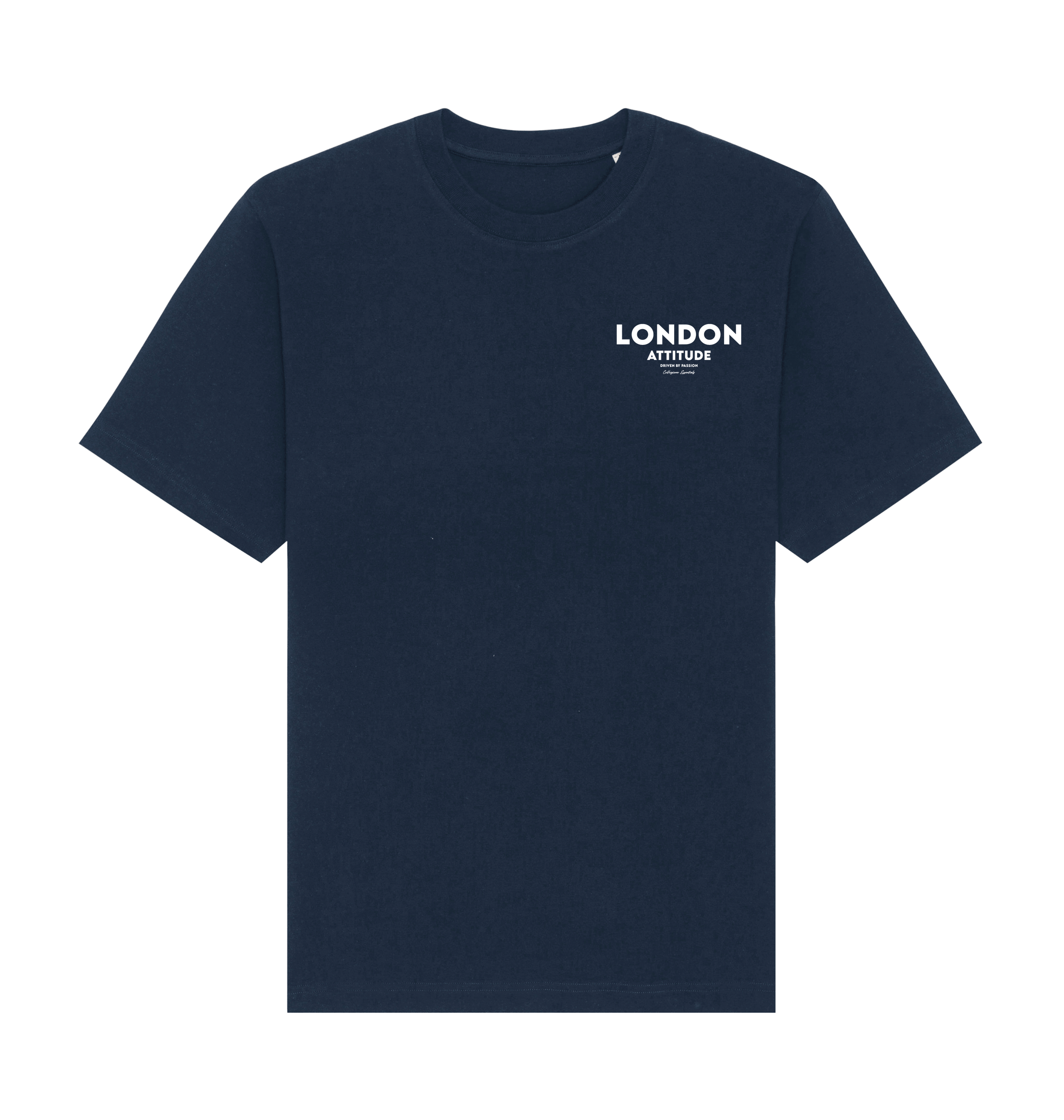 French Navy Printed T-shirt Front