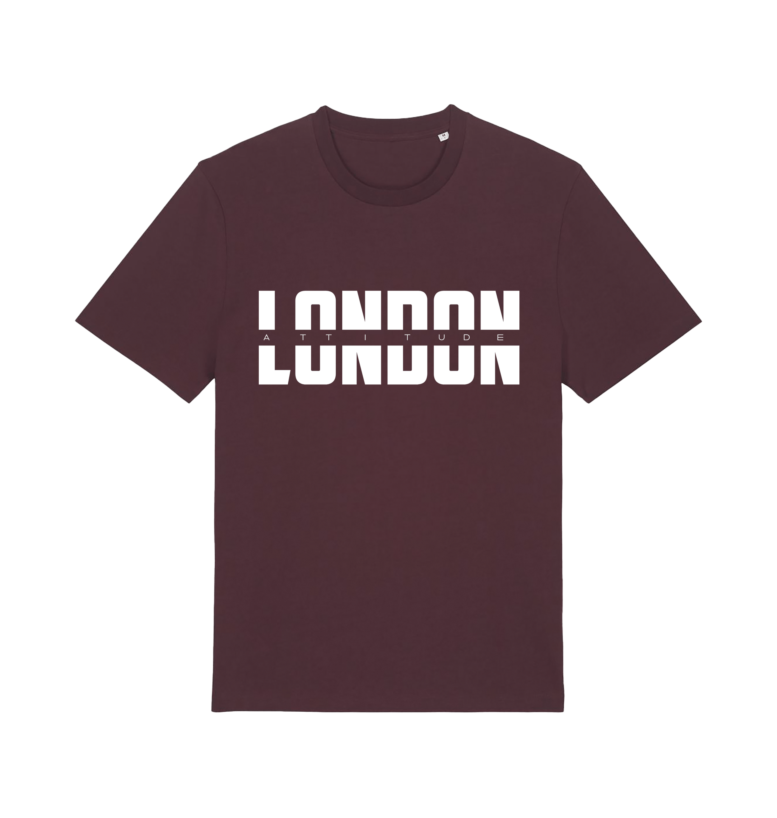 Red Brown Printed T-shirt Front