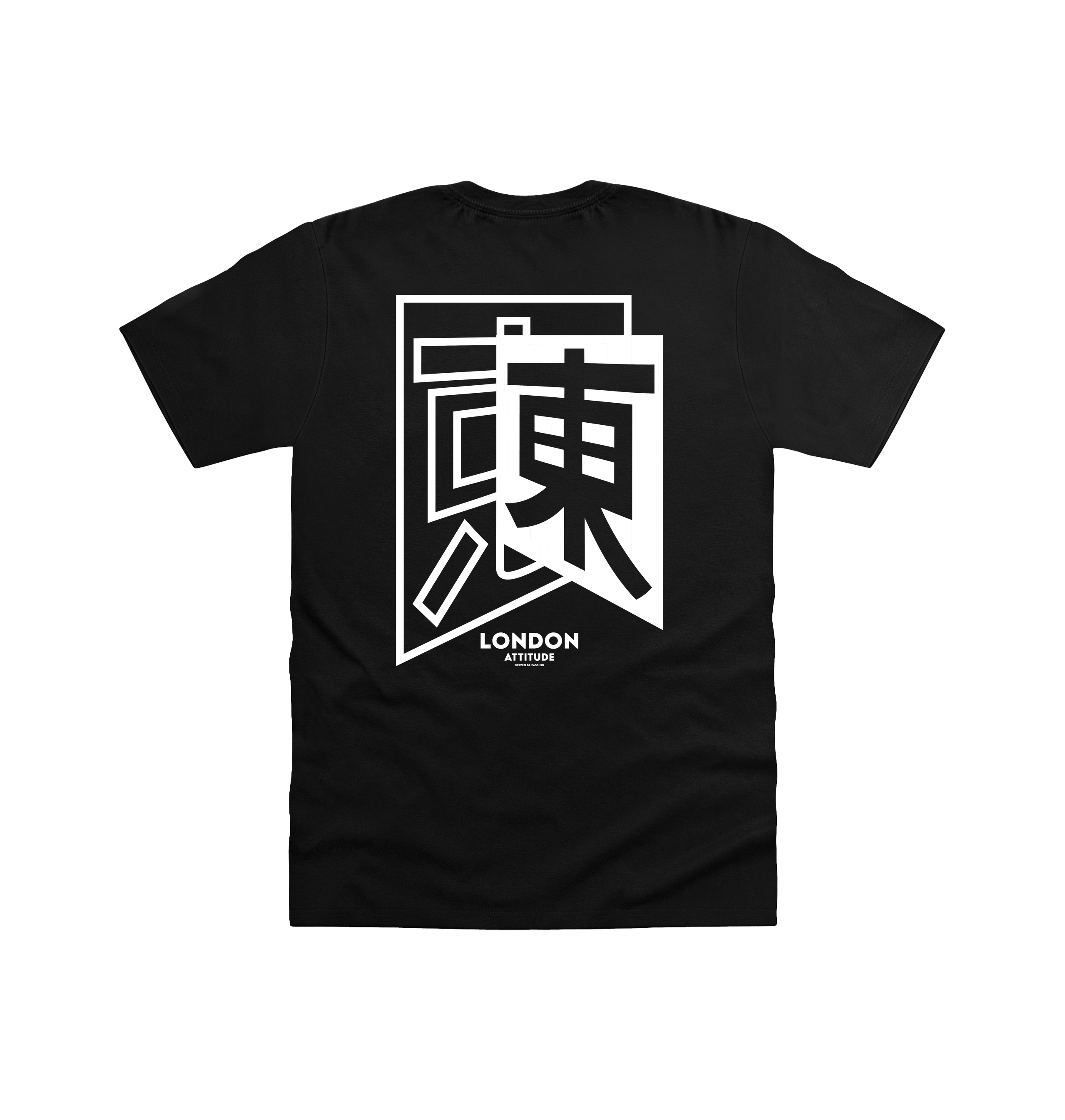 Black Printed T-shirt Back
