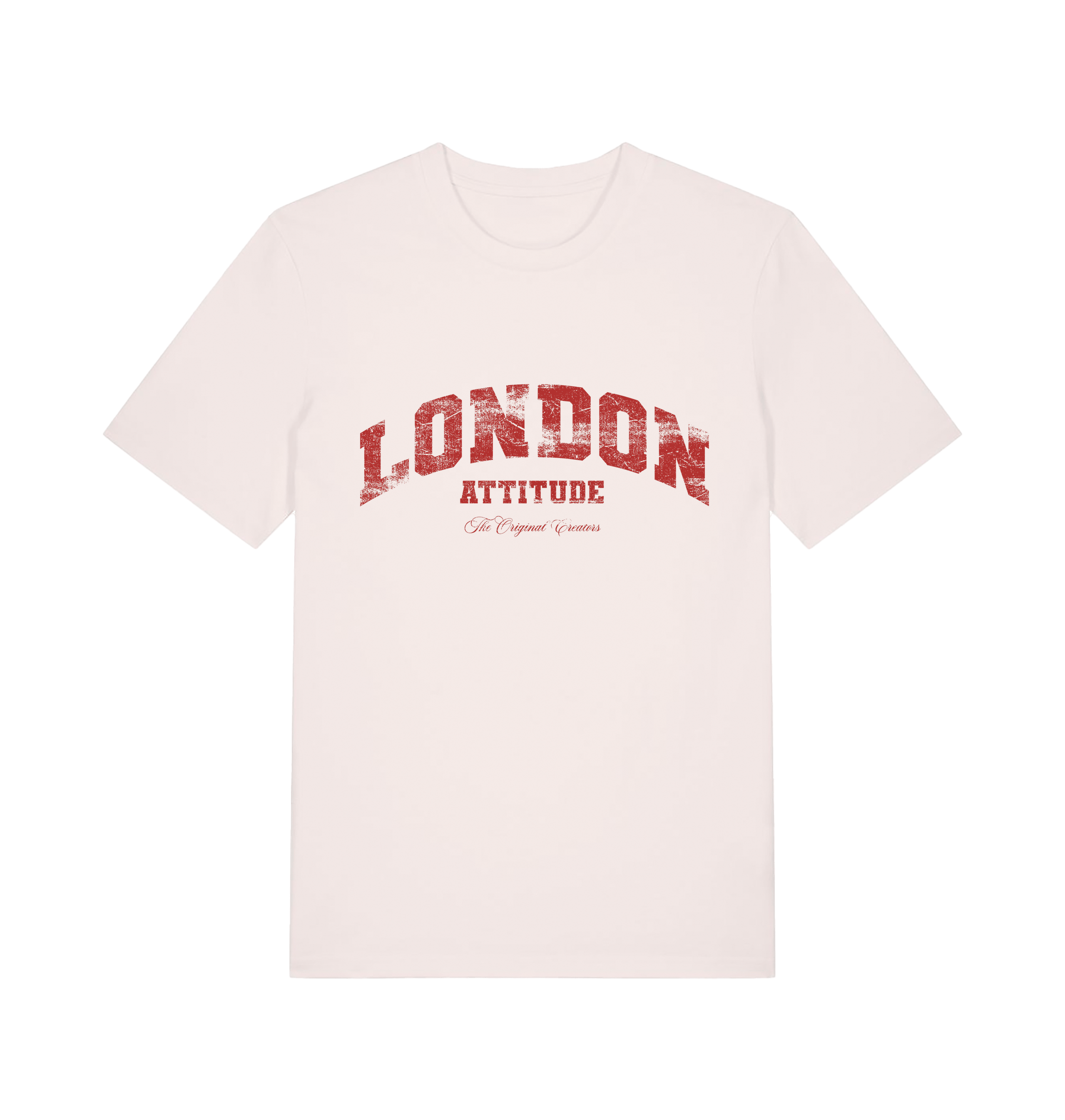 Vintage White Printed T-shirt Front