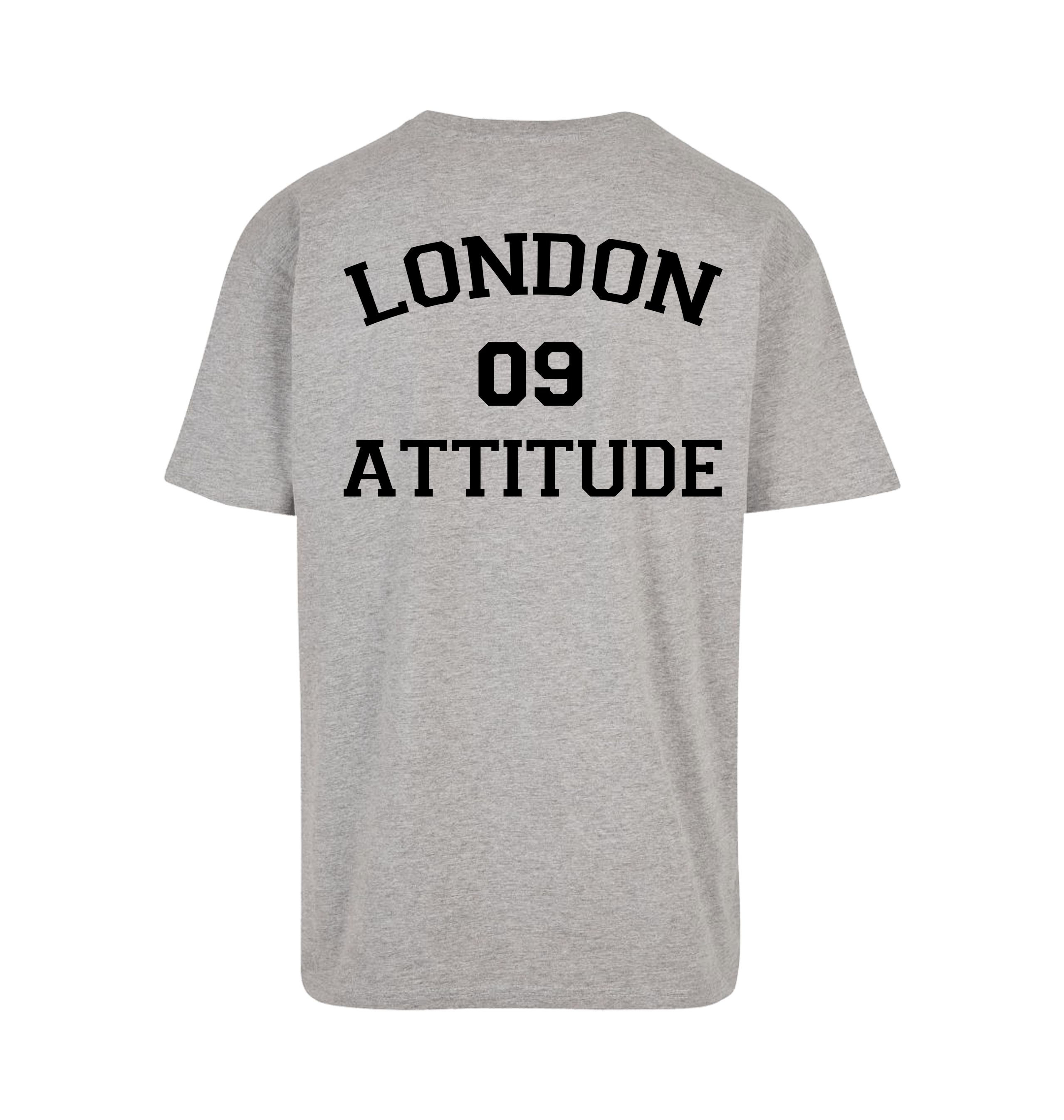 Grey Printed T-shirt Back