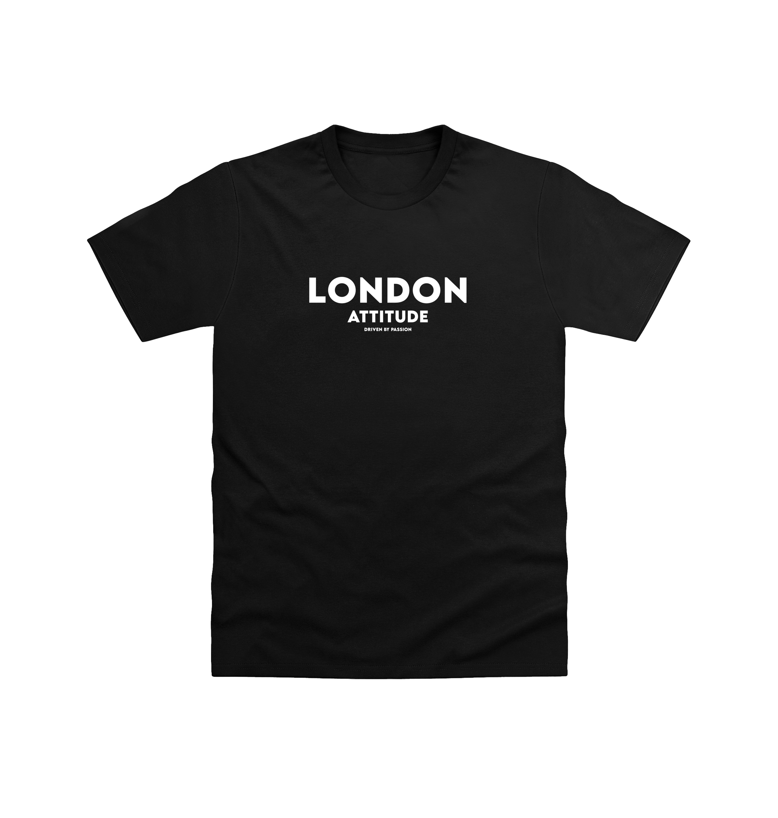 Black Printed T-shirt Front