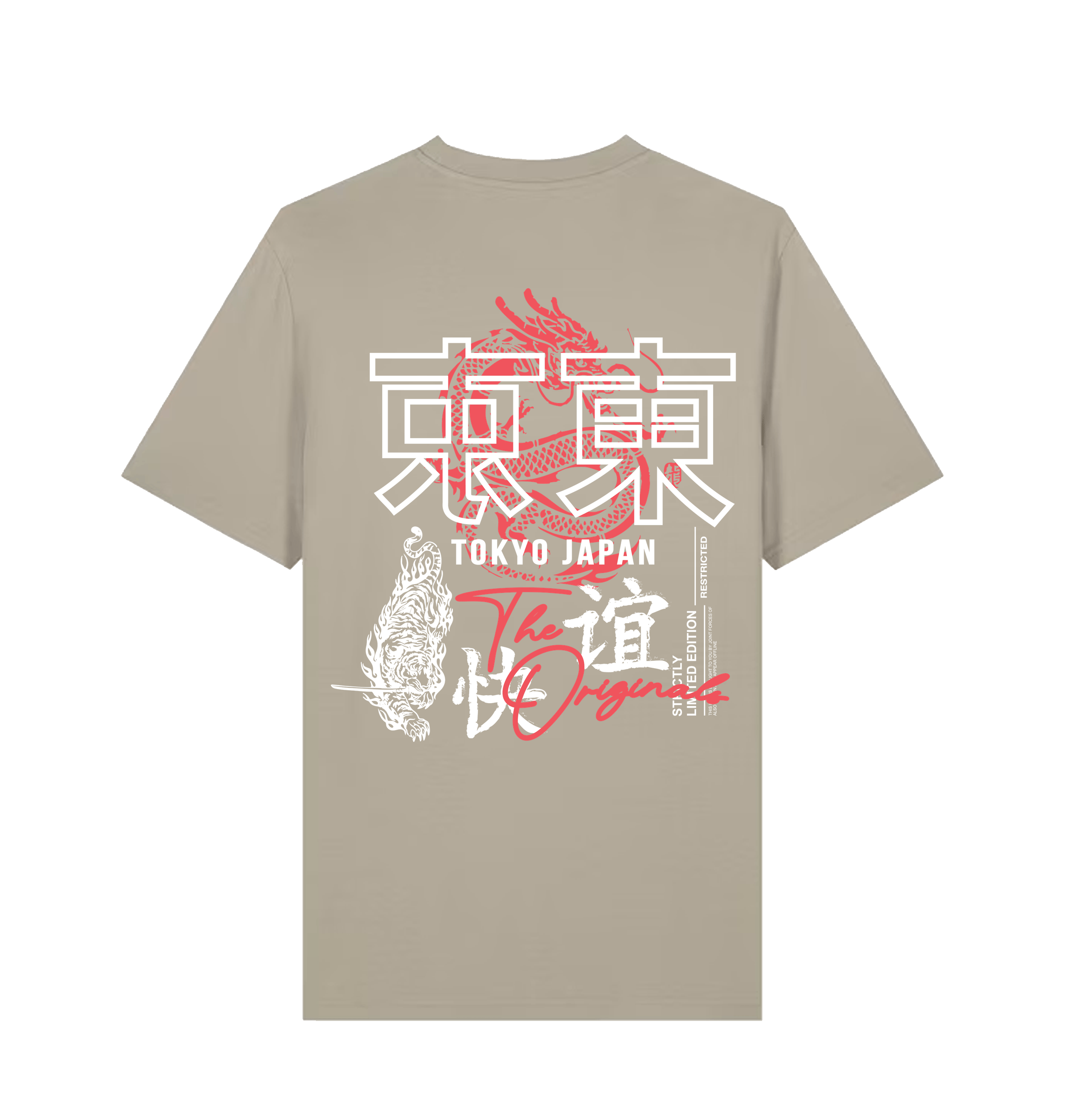 Stone Printed T-shirt Back