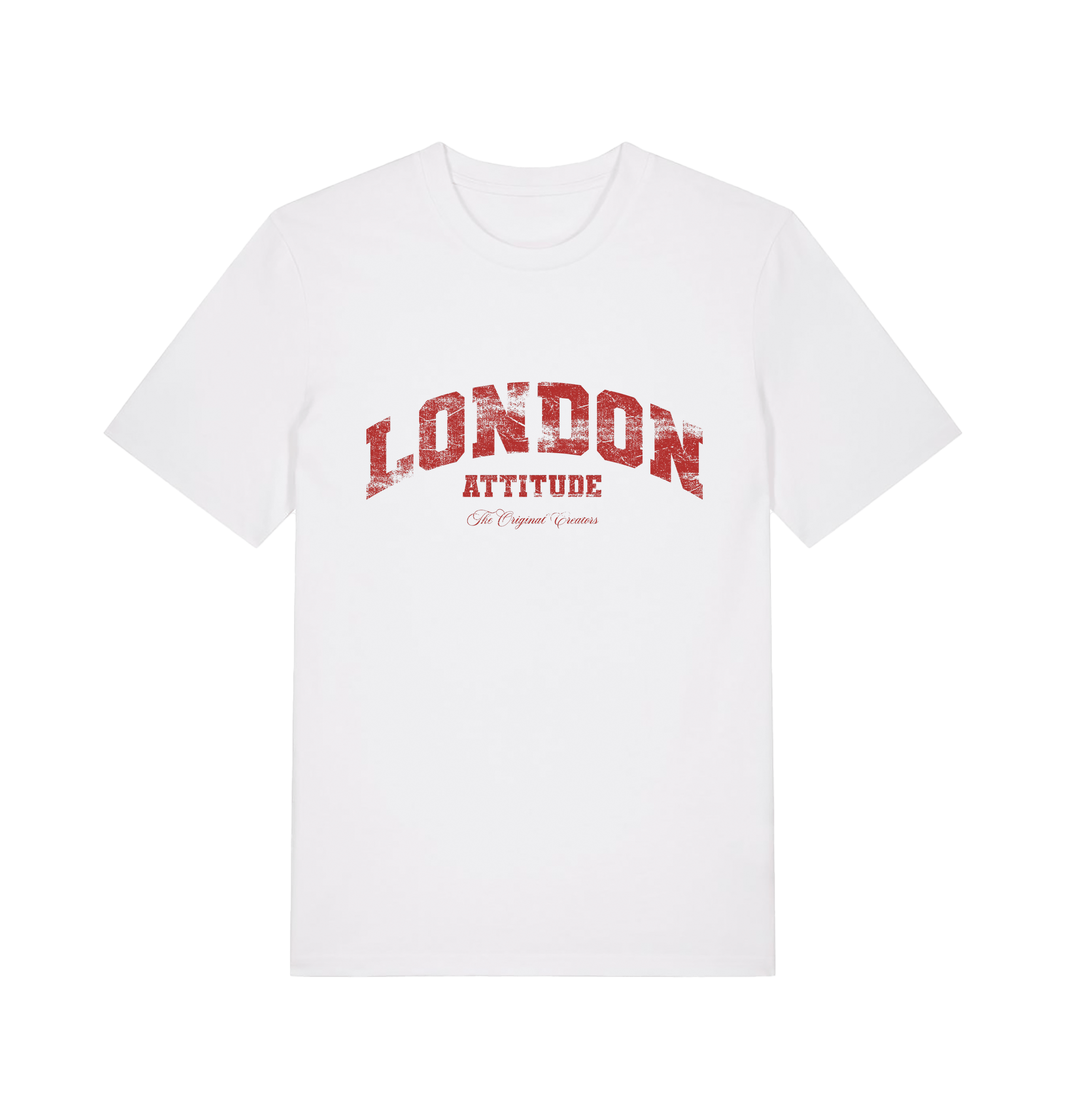 White Printed T-shirt Front