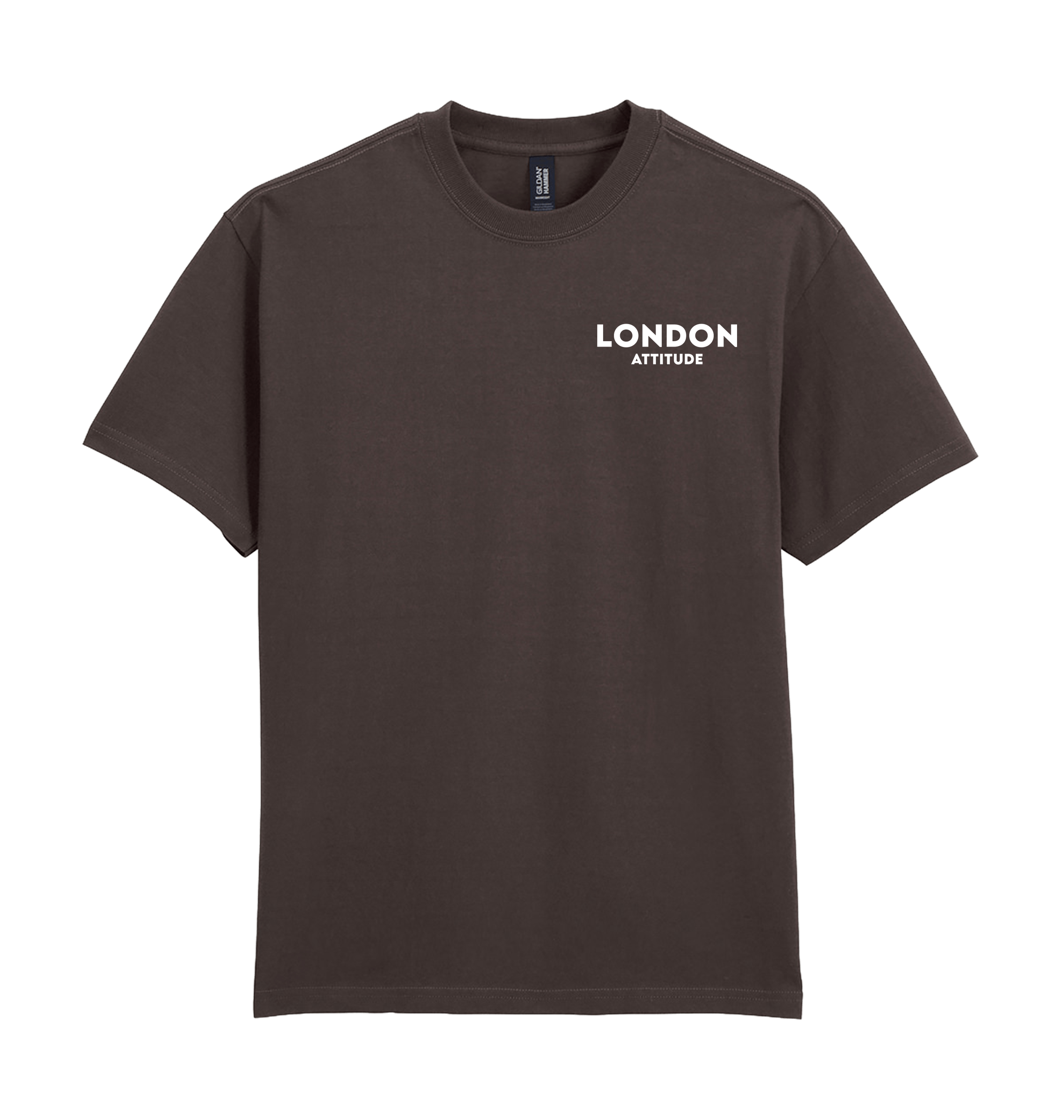 Dark Chocolate Printed Premium T-Shirt Front