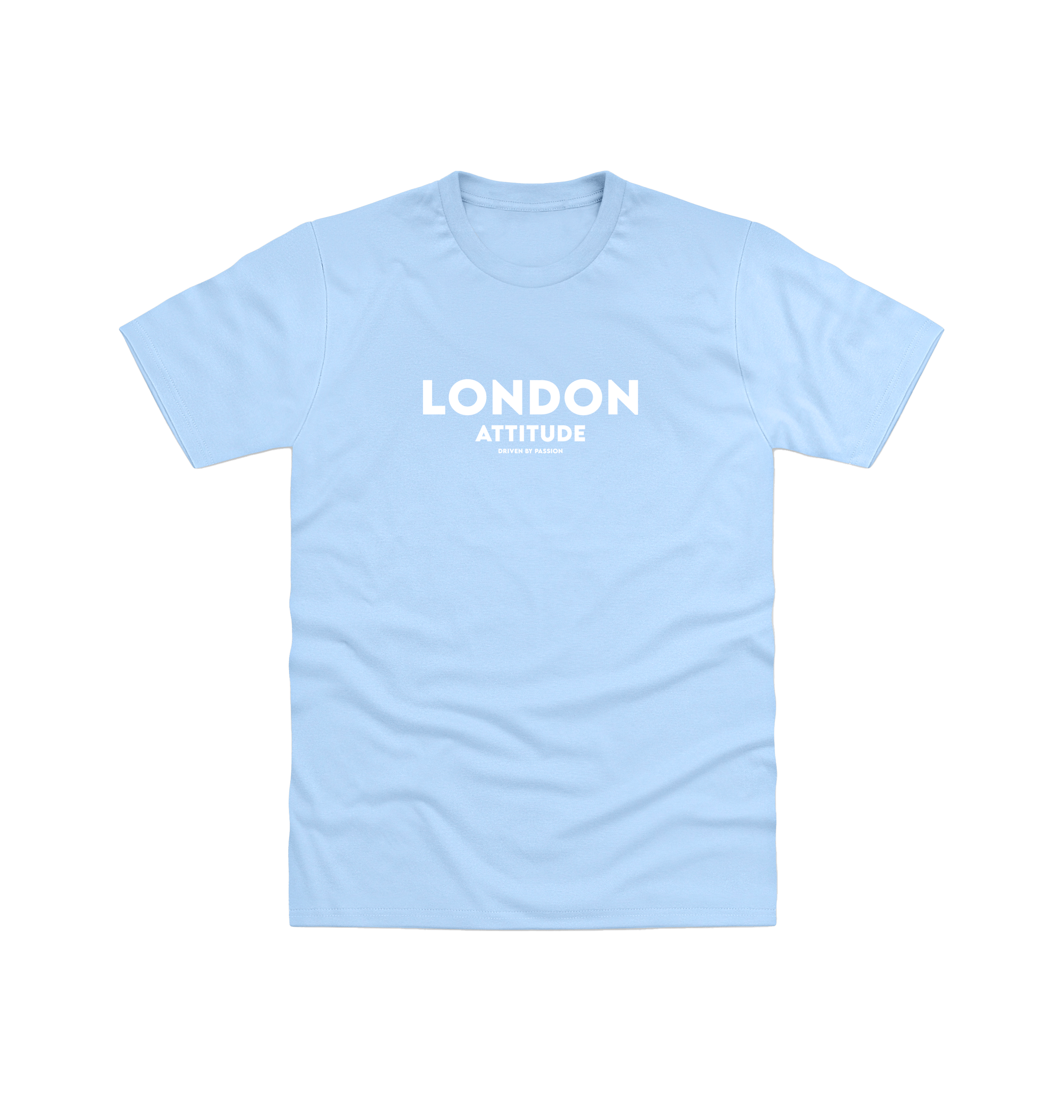 Light Blue Printed T-shirt Front