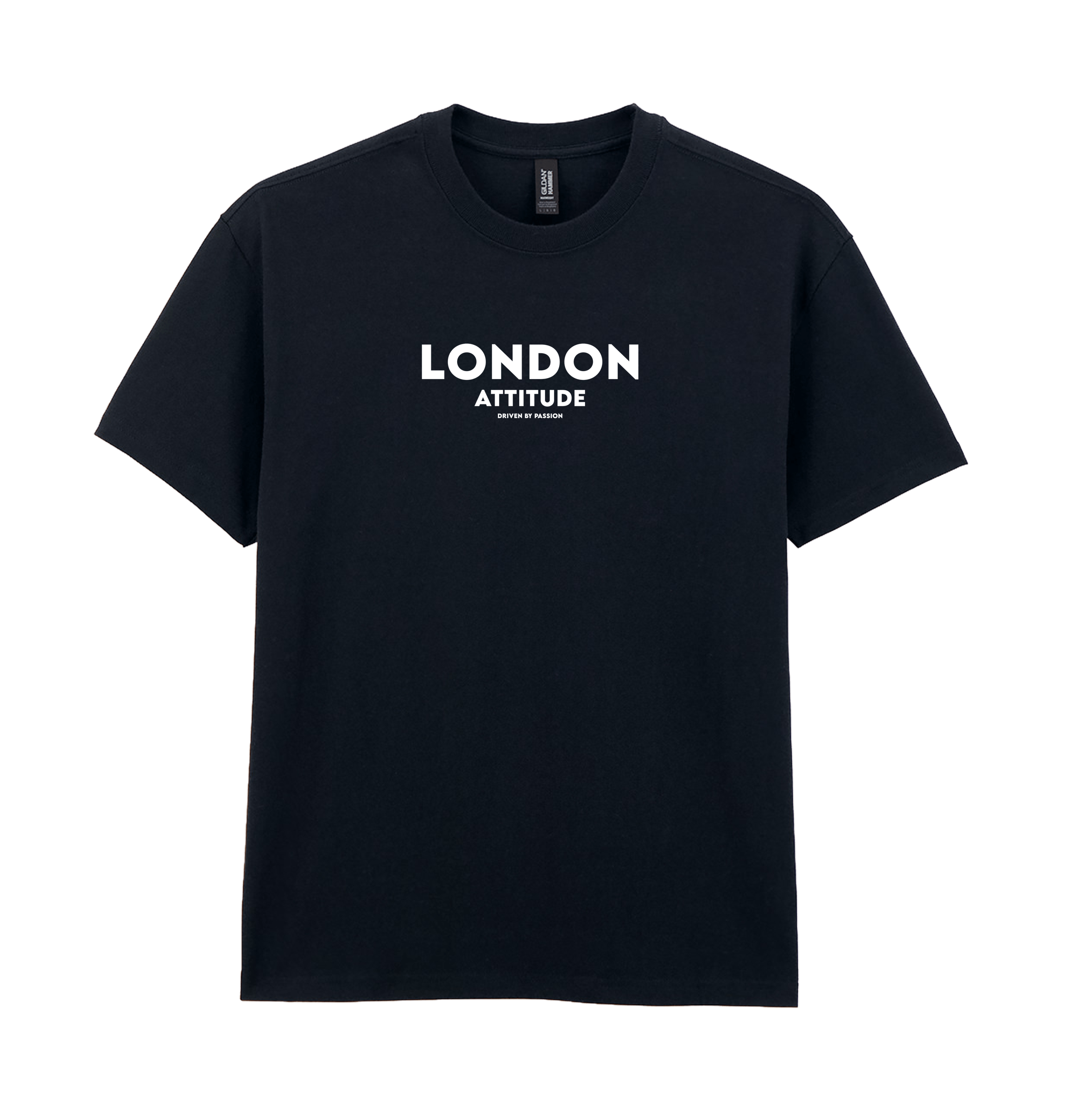 Pitch Black Printed Premium T-Shirt Front