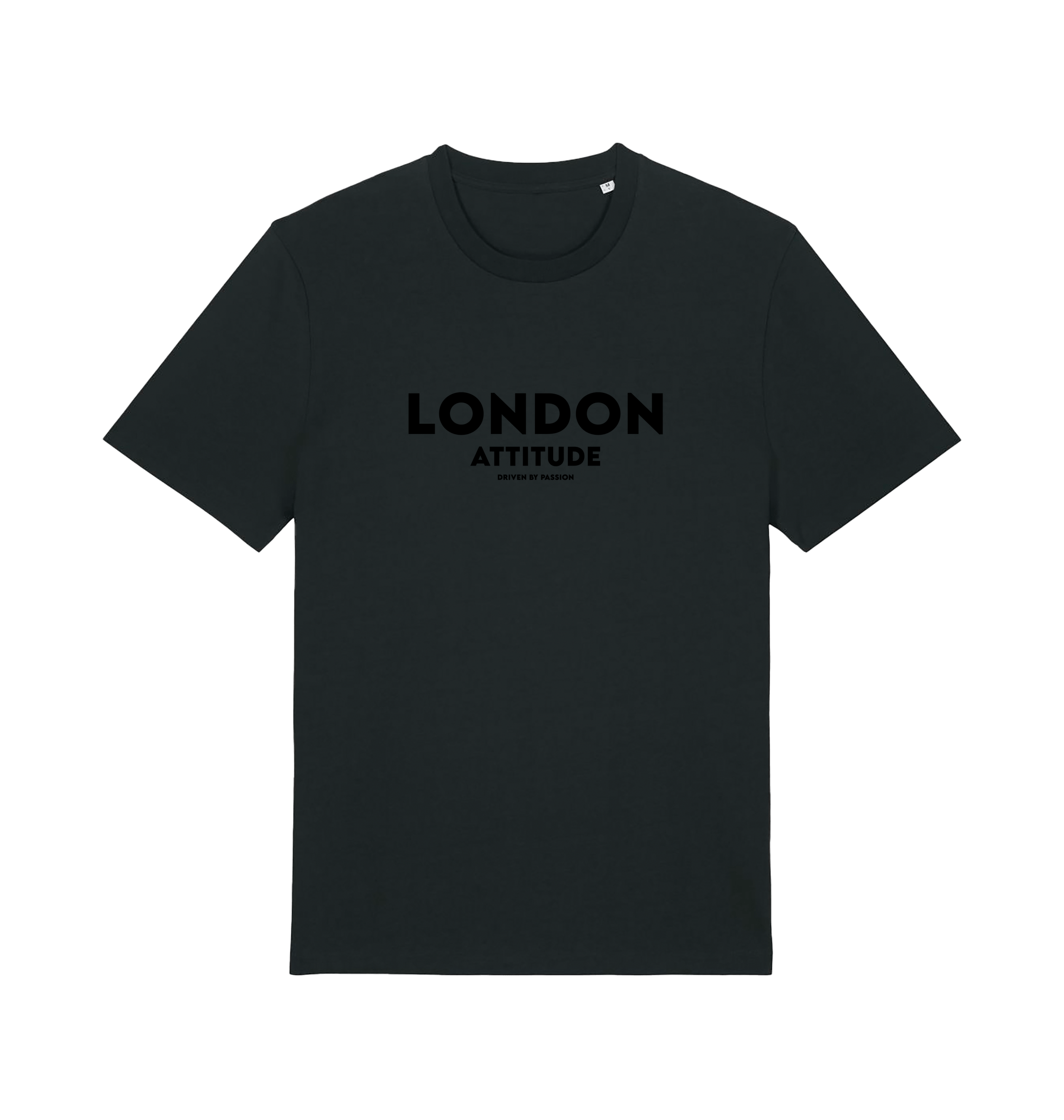 Black Printed T-shirt Front