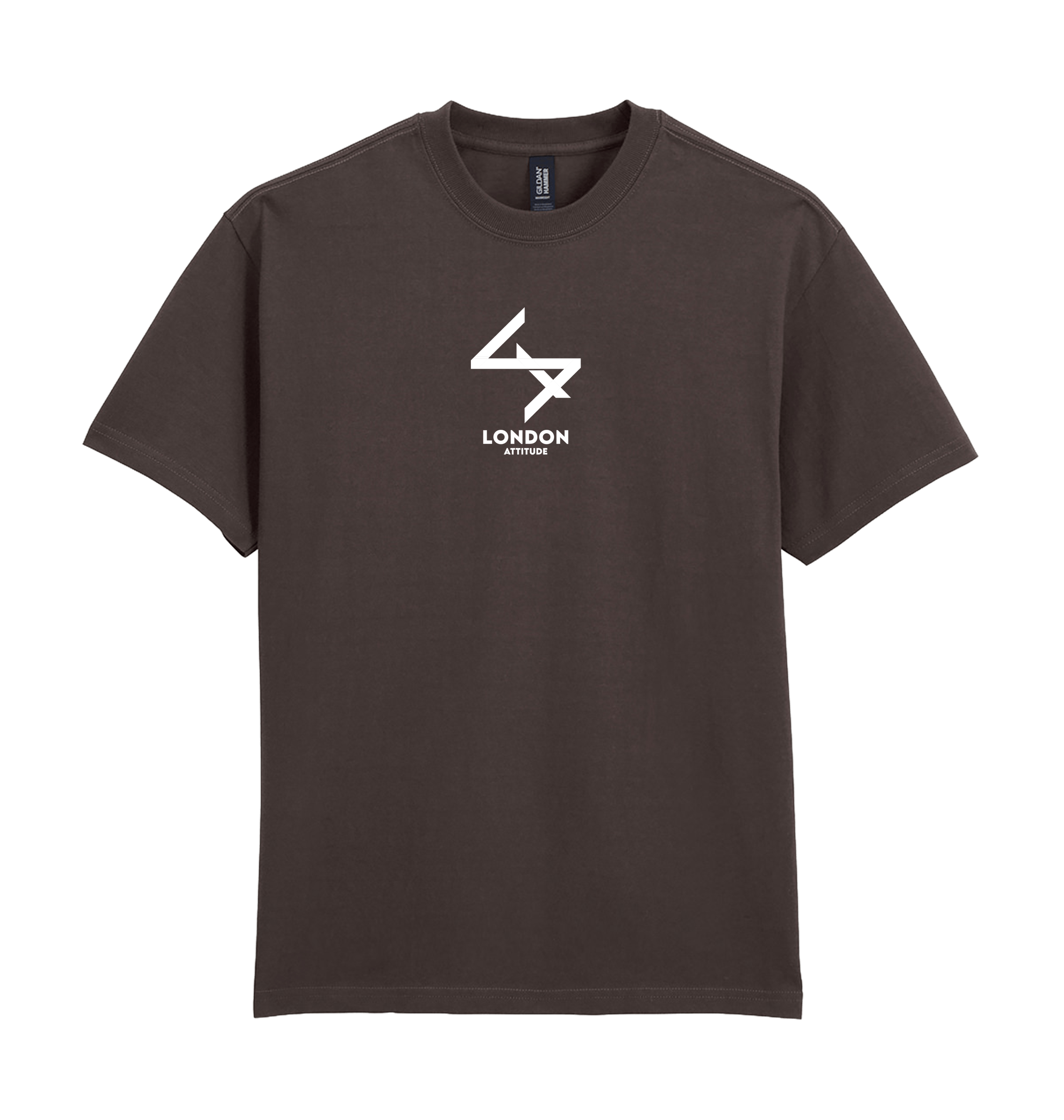 Dark Chocolate Printed Premium T-Shirt Front