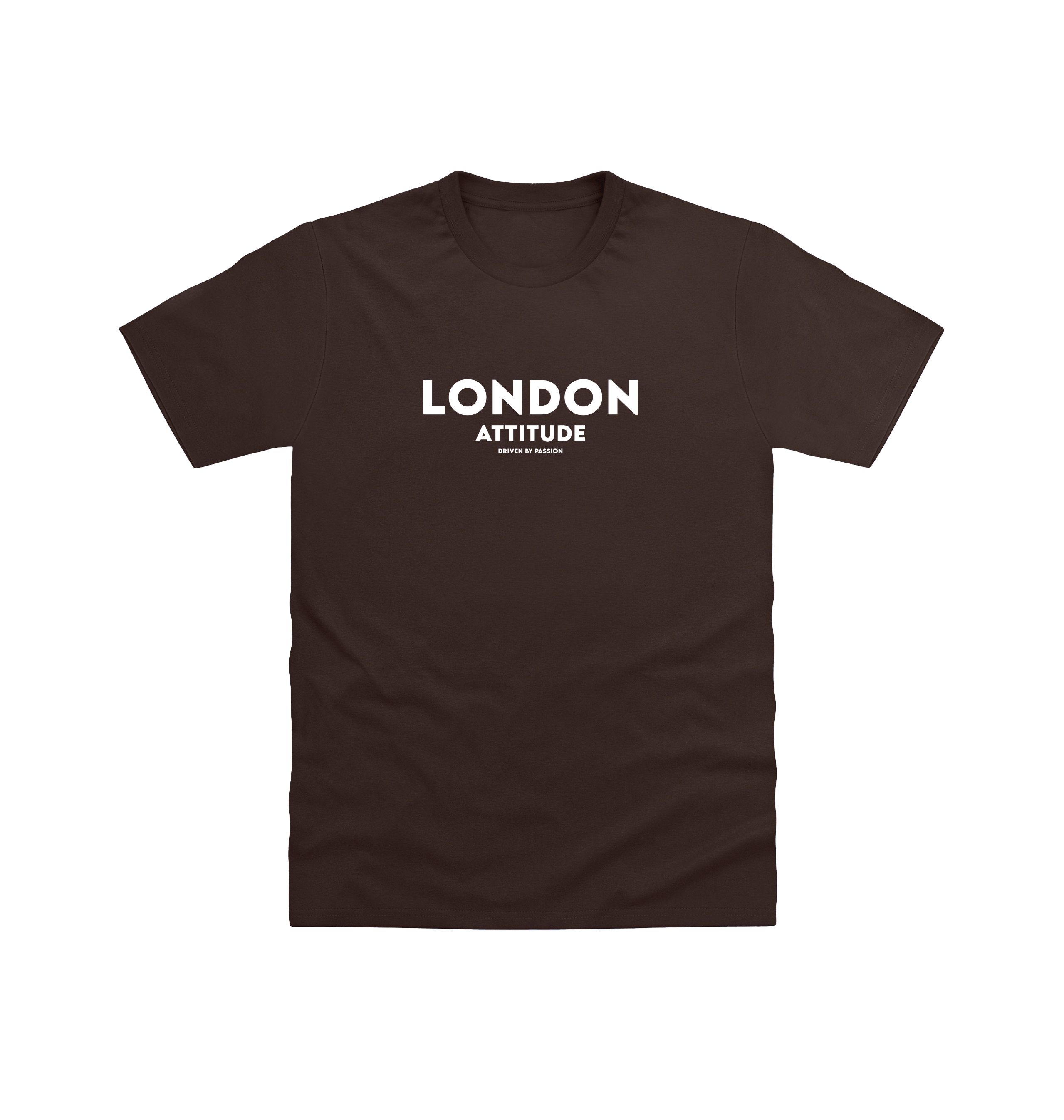 Dark Chocolate Printed T-shirt Front