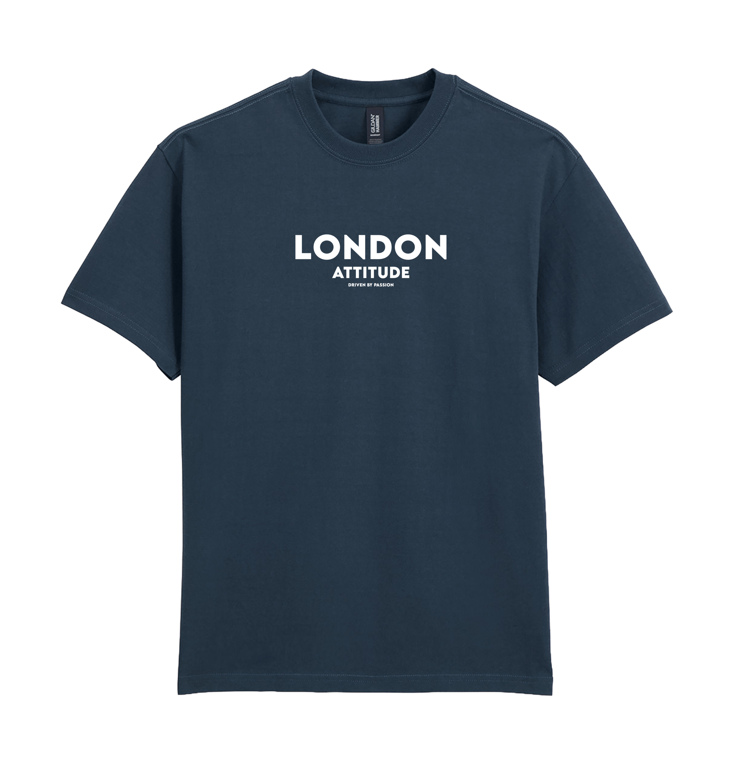 Blue Dusk Printed Premium T-Shirt Front