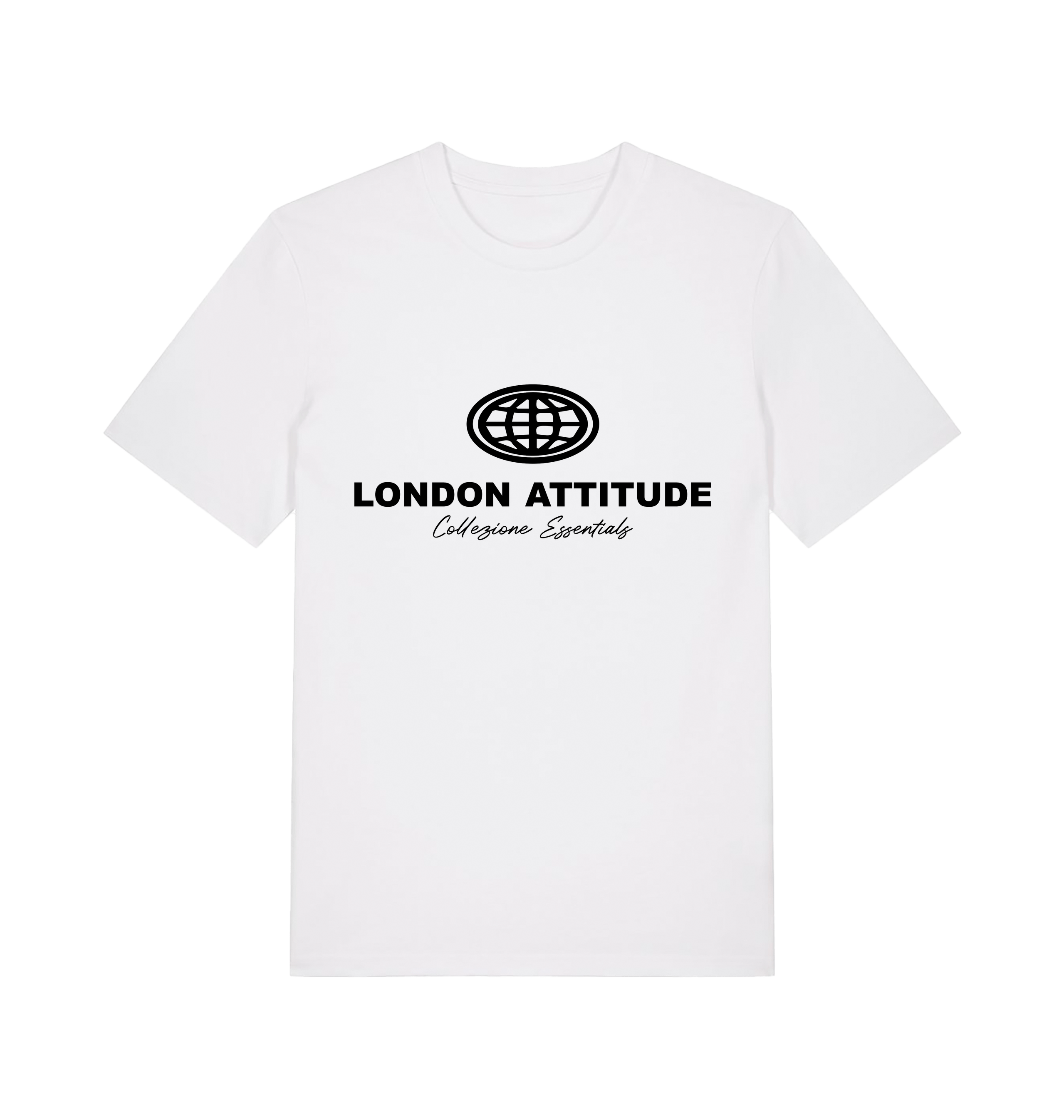 White Printed T-shirt Front