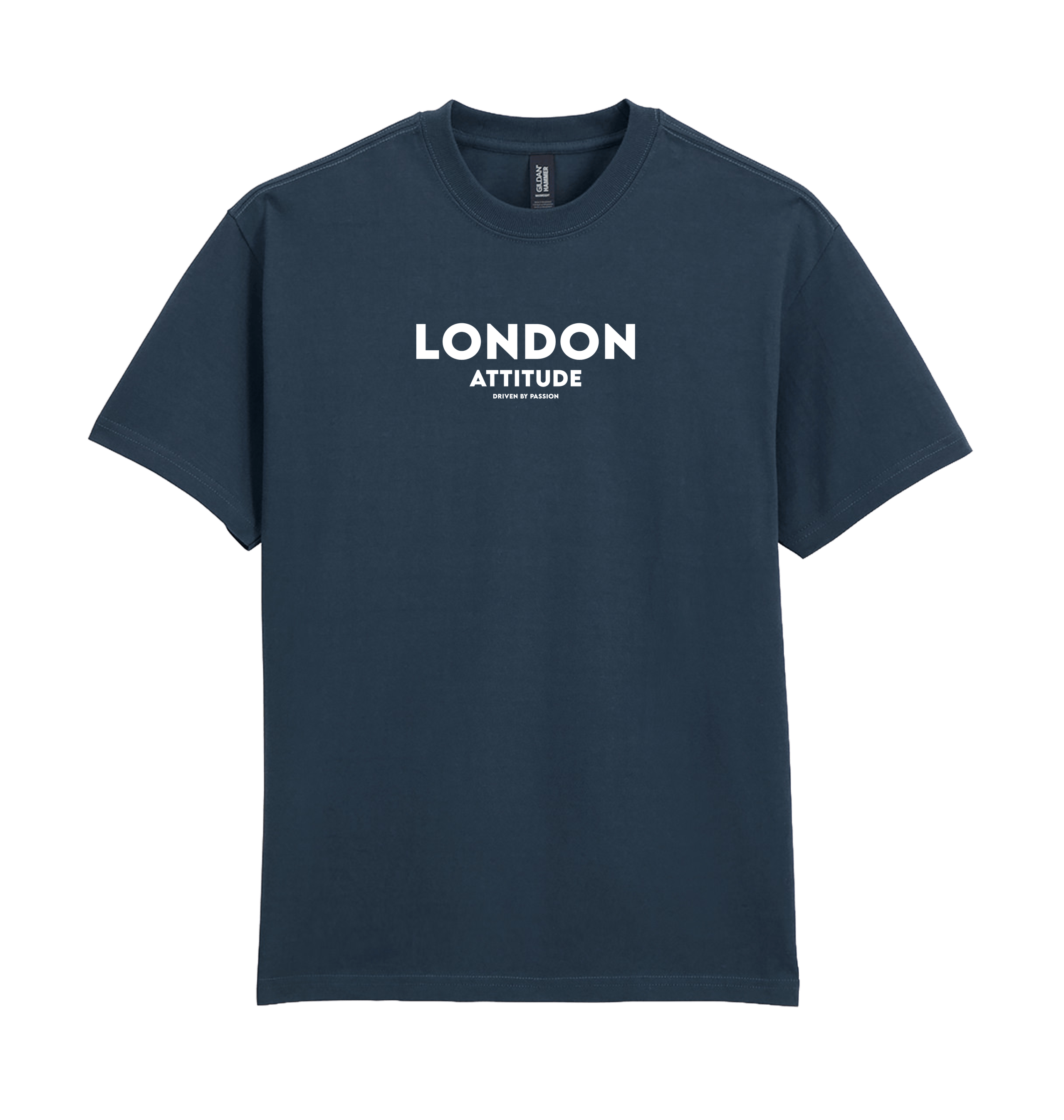 Blue Dusk Printed Premium T-Shirt Front