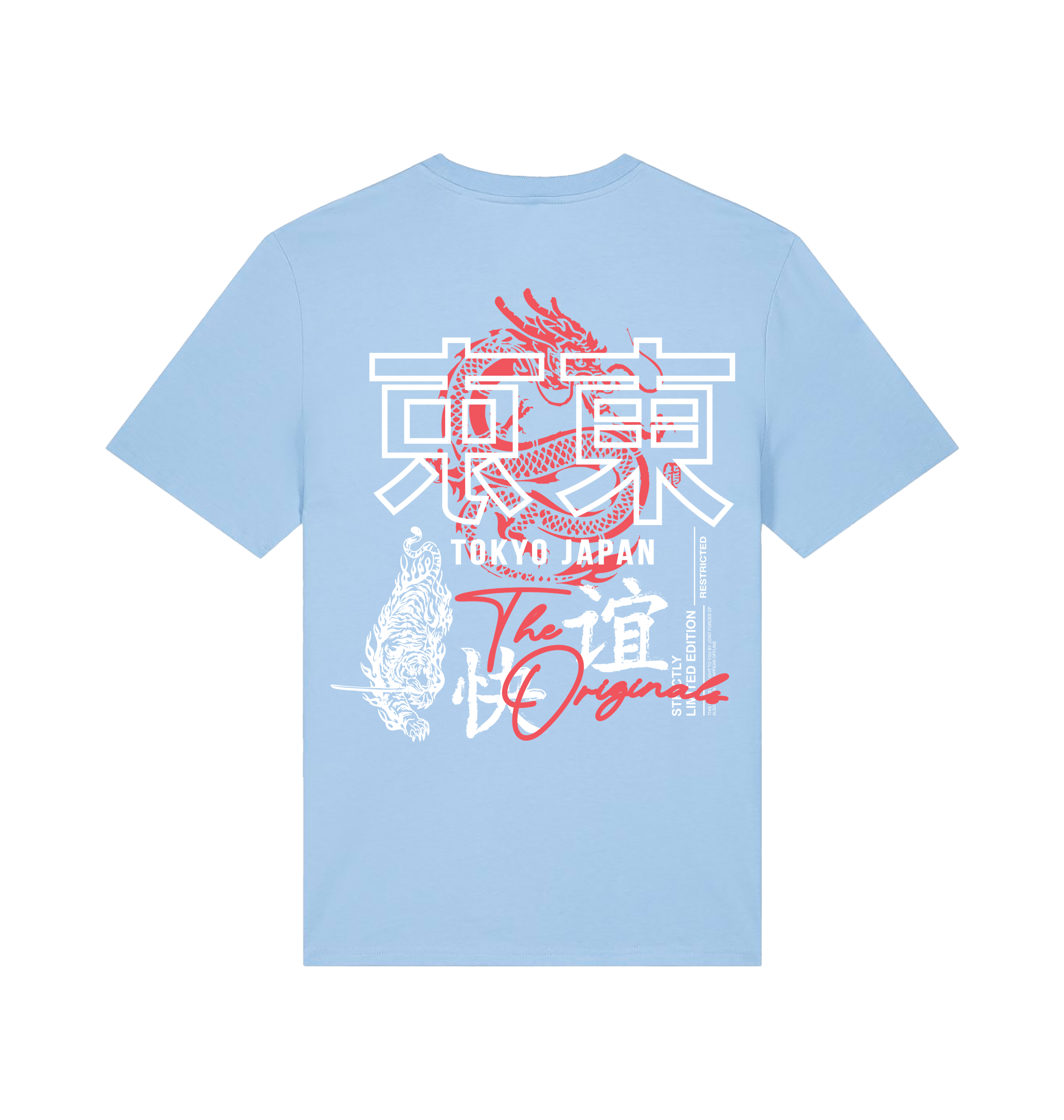 Blue Soul Printed T-shirt Back