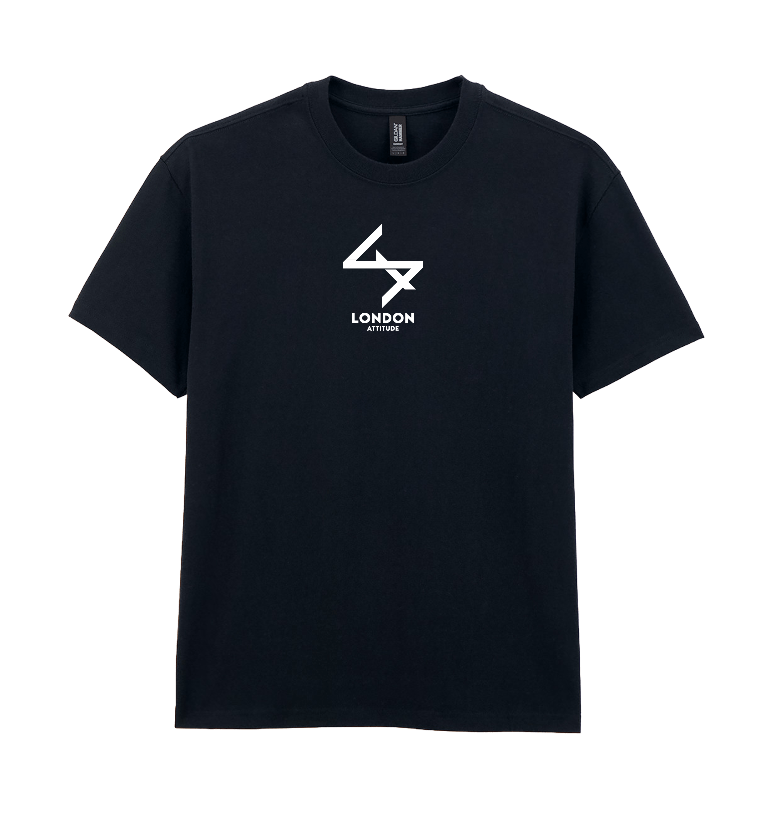 Pitch Black Printed Premium T-Shirt Front