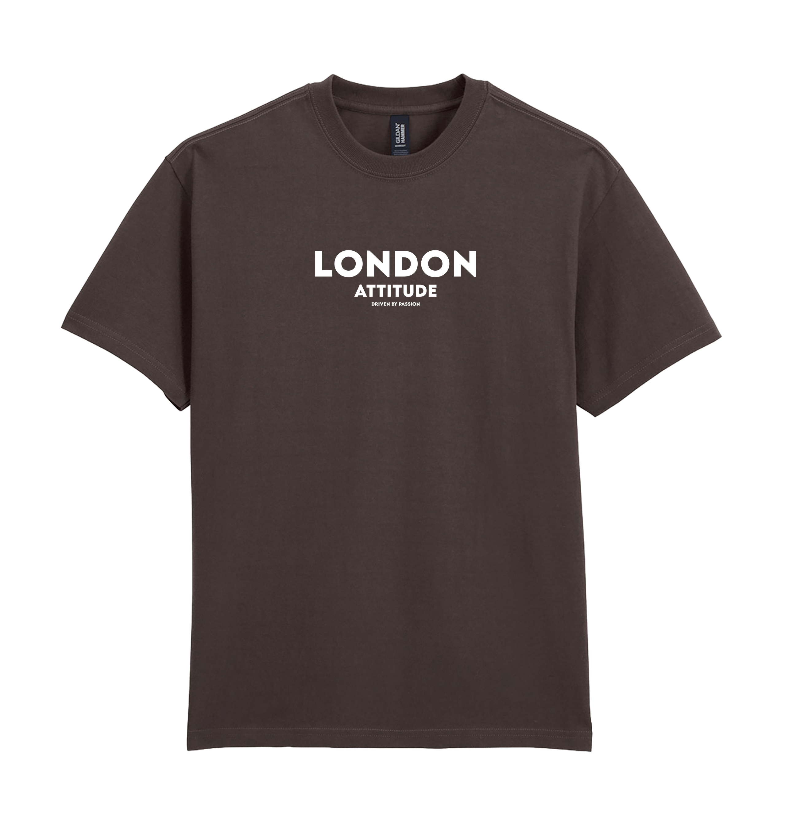Dark Chocolate Printed Premium T-Shirt Front