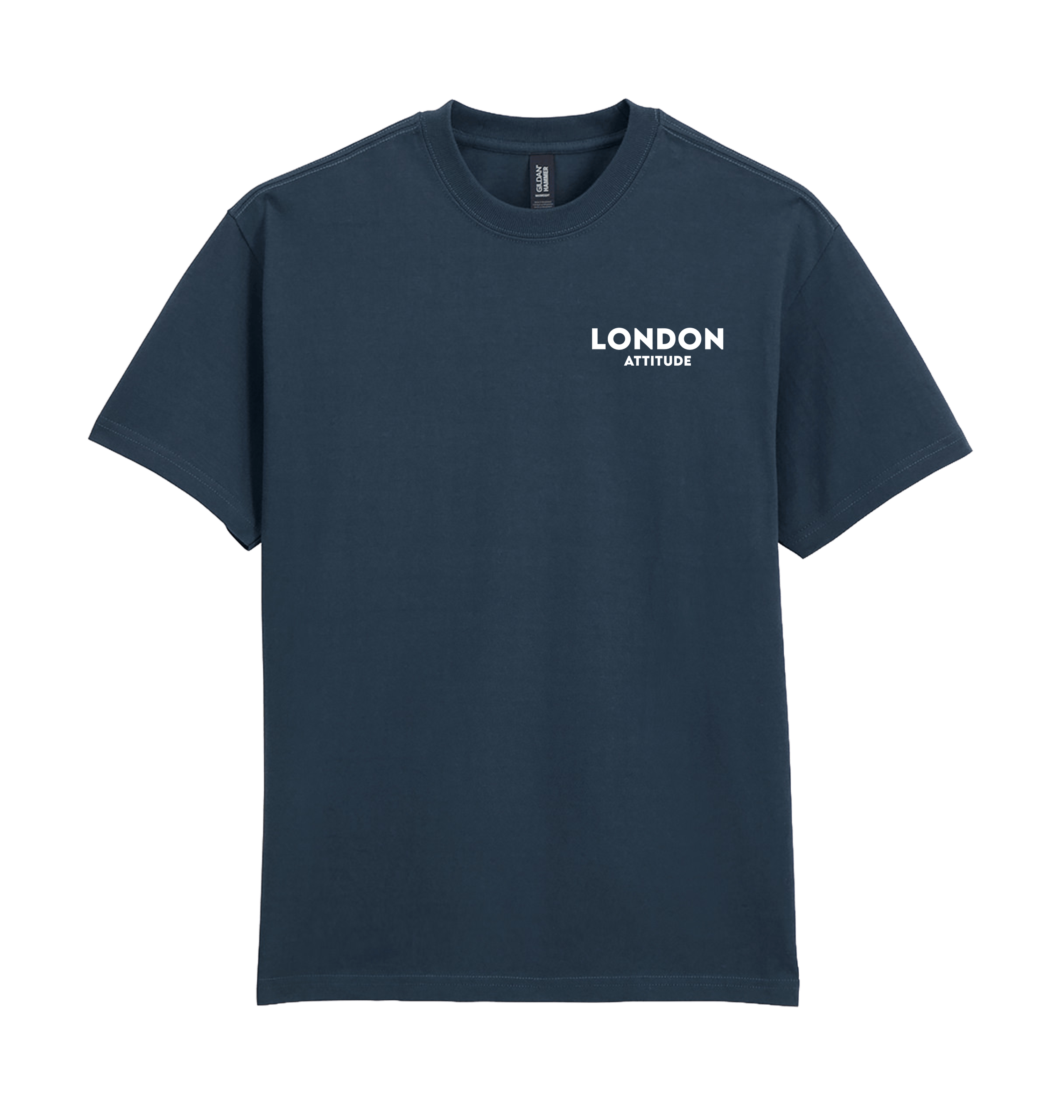 Blue Dusk Printed Premium T-Shirt Front
