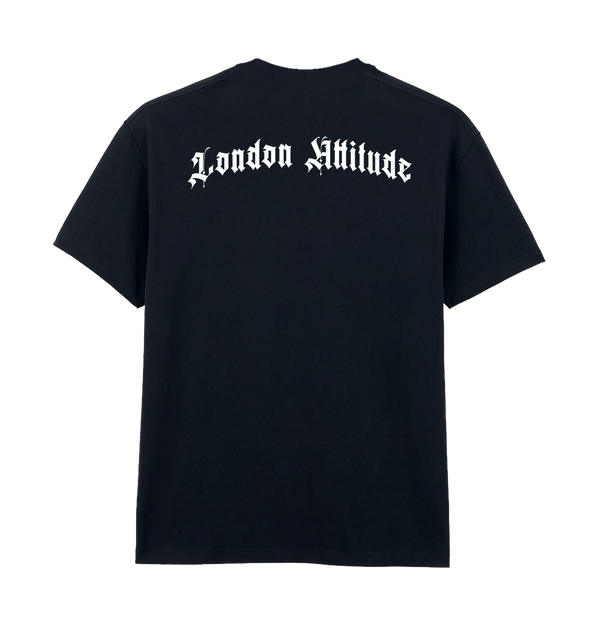 Pitch Black Printed Premium T-Shirt Back