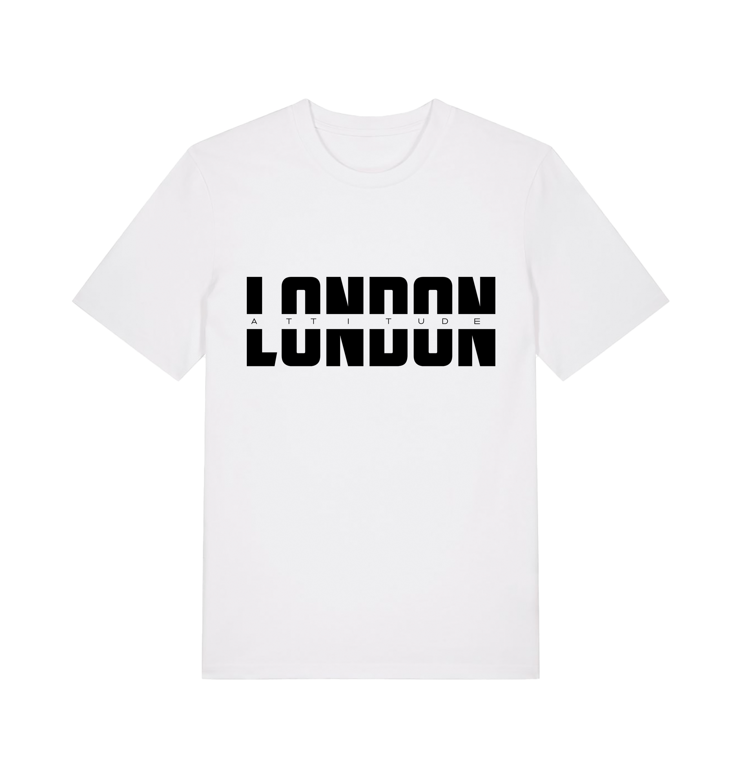 White Printed T-shirt Front