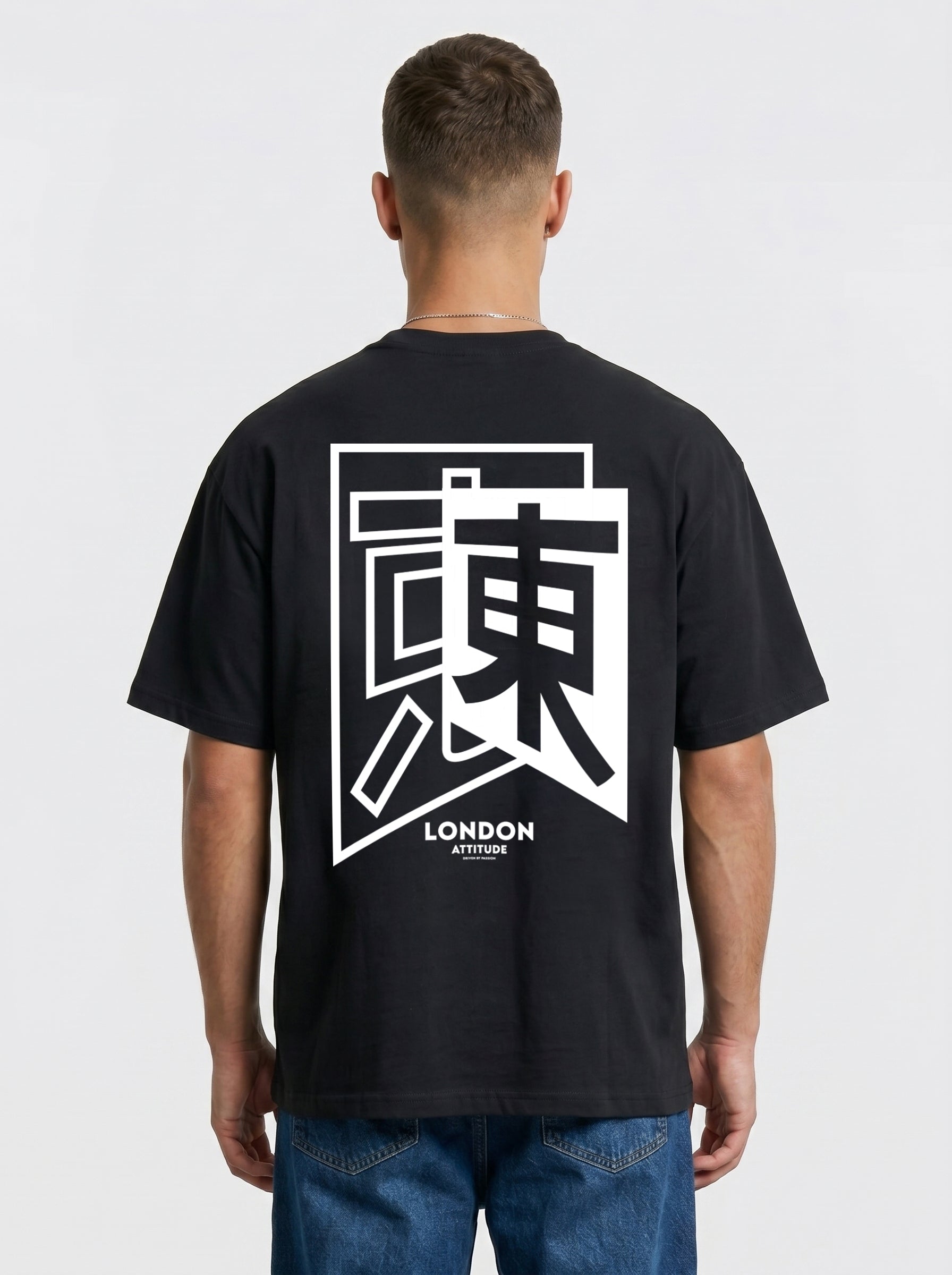 Japanese inspired Oversized Heavyweight Cotton T-Shirt