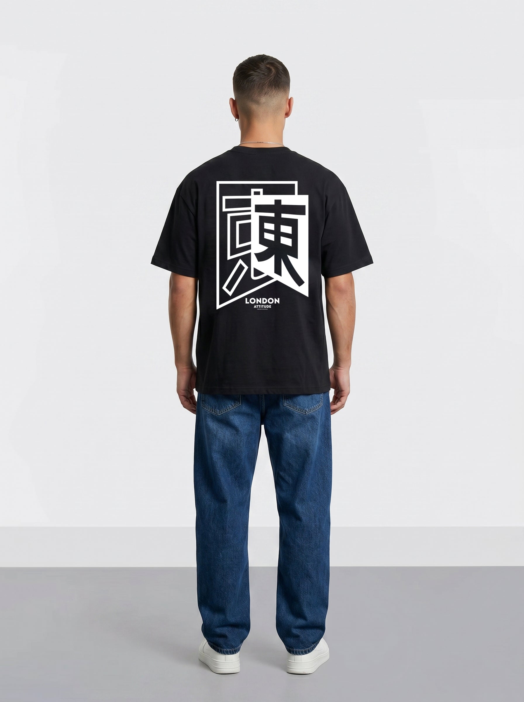 Japanese inspired Oversized Heavyweight Cotton T-Shirt