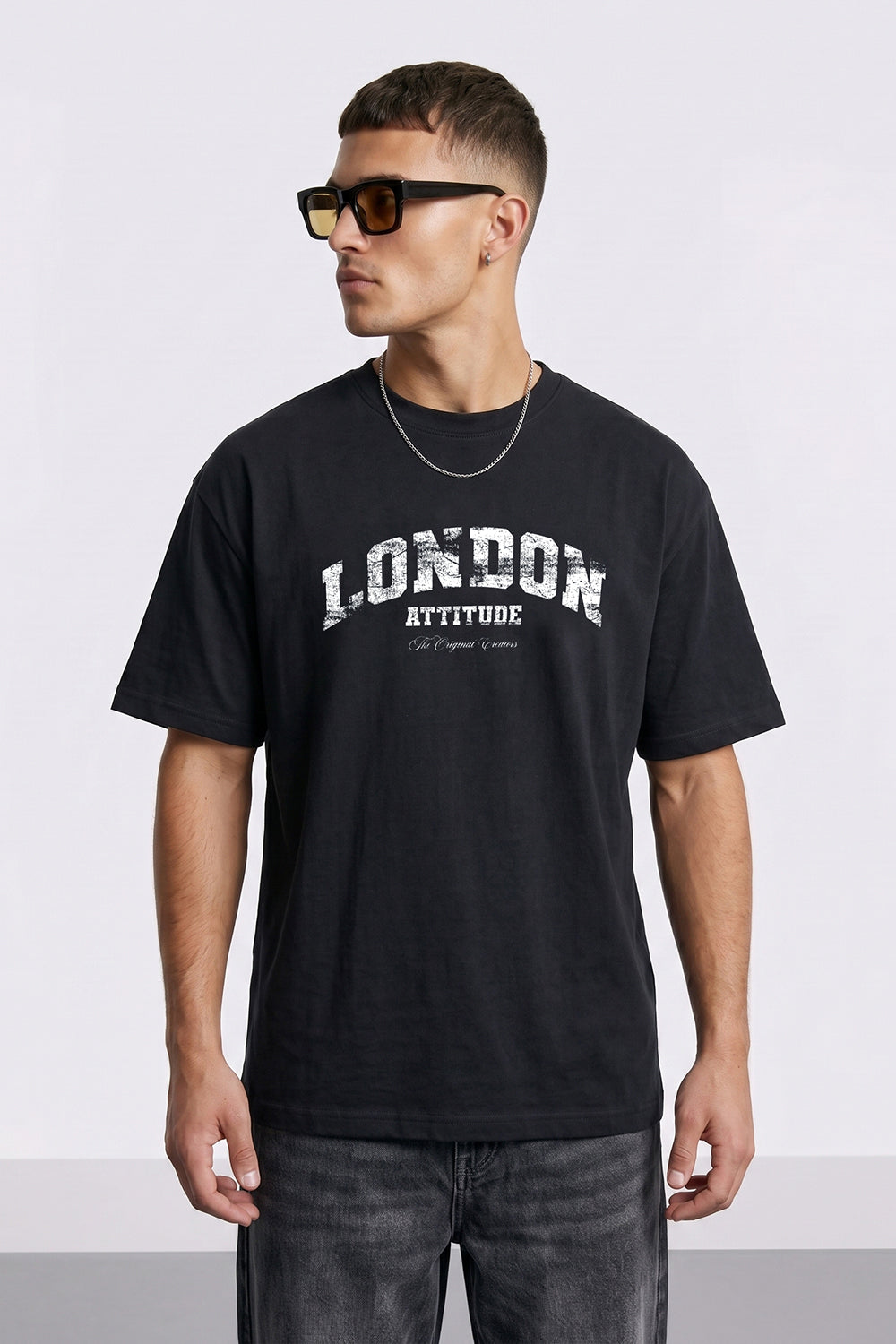 Fearless Street Culture Oversized Heavyweight Graphic T-Shirt