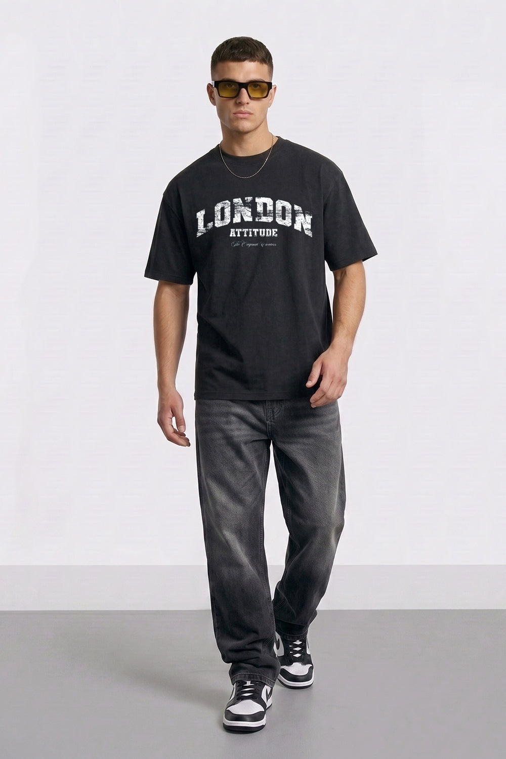 Fearless Street Culture Oversized Heavyweight Graphic T-Shirt
